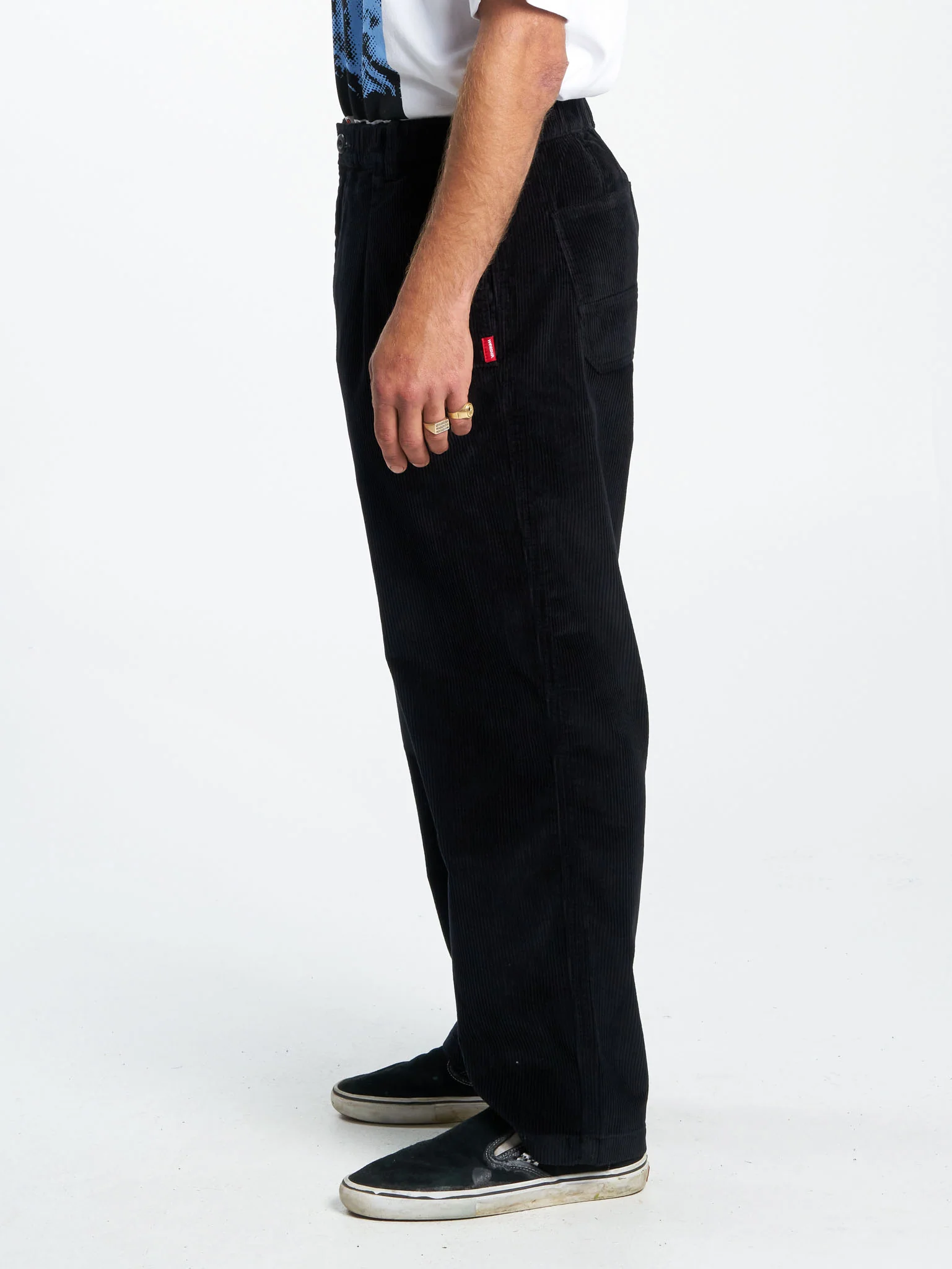 Get Away Elastic Cord Pant - Black - Image 3