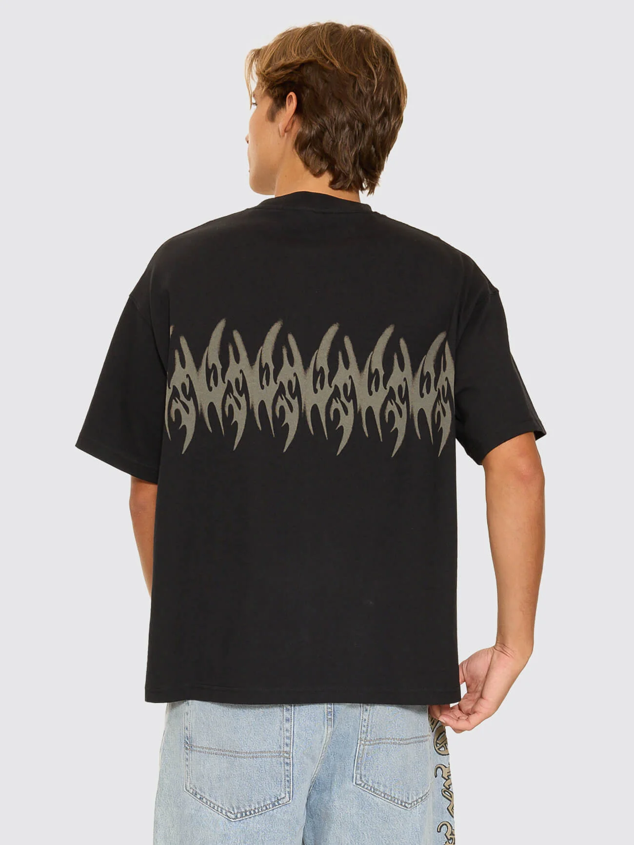 Ghosted Oversize Tee - Black - Image 3