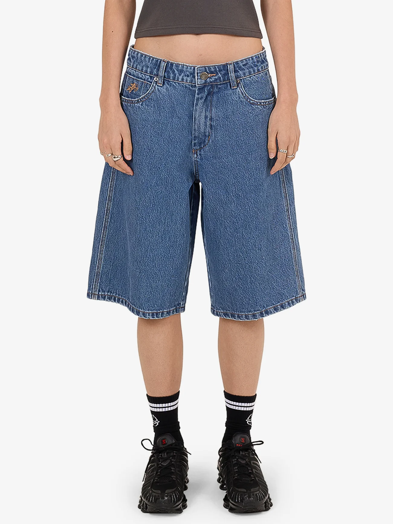 Glazed And Confused Big Baggy Short - Sky High Blue - Image 4