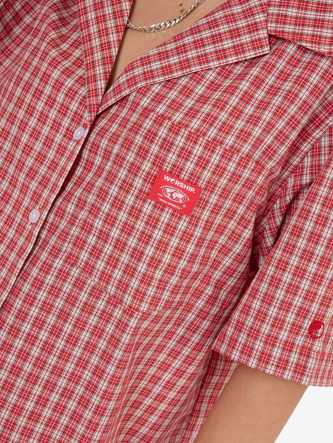 Glazed And Confused Box Fit Shirt - Cherry Red - Image 7
