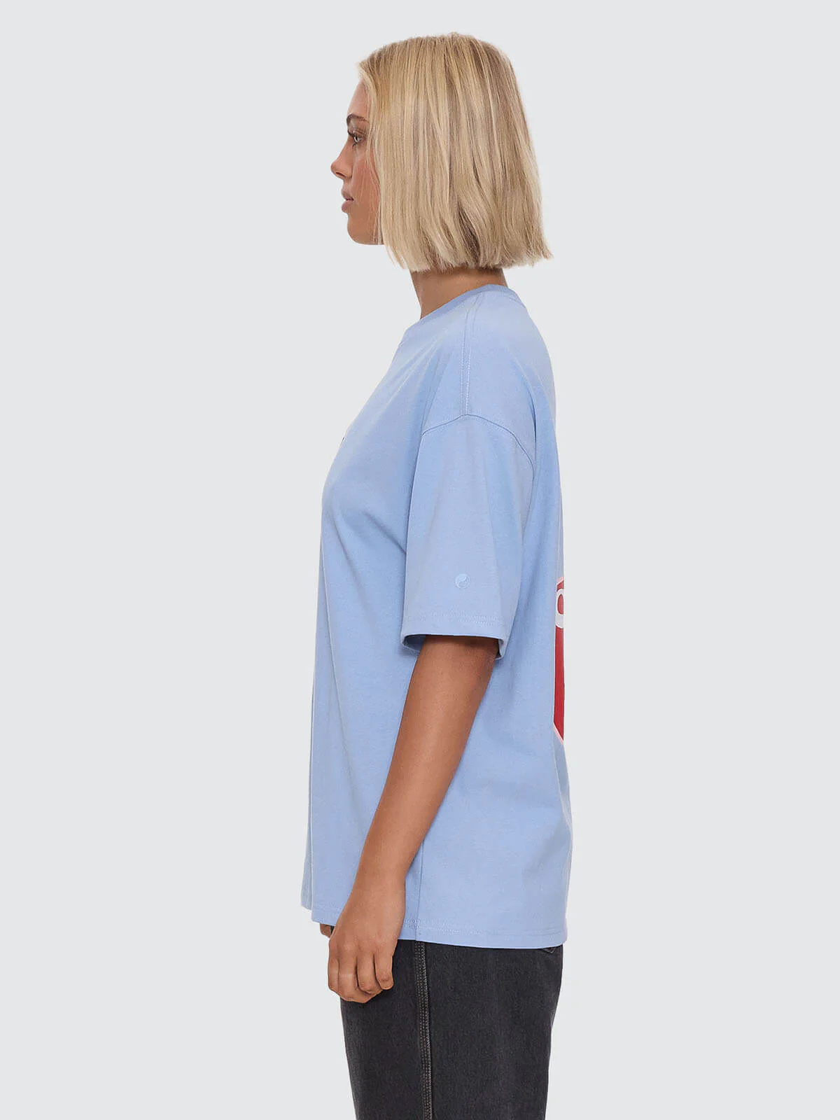 Glazed And Confused Relaxed Fit Tee - Bell Air Blue - Image 4