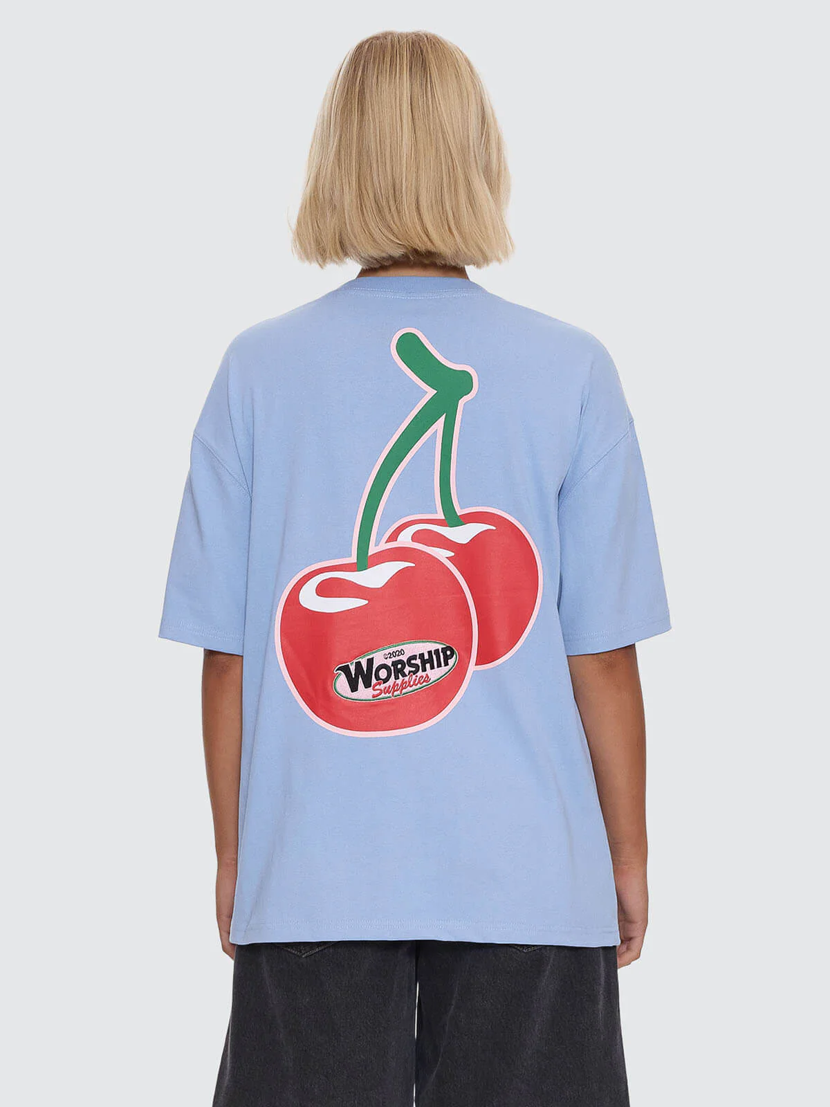 Glazed And Confused Relaxed Fit Tee - Bell Air Blue - Image 5