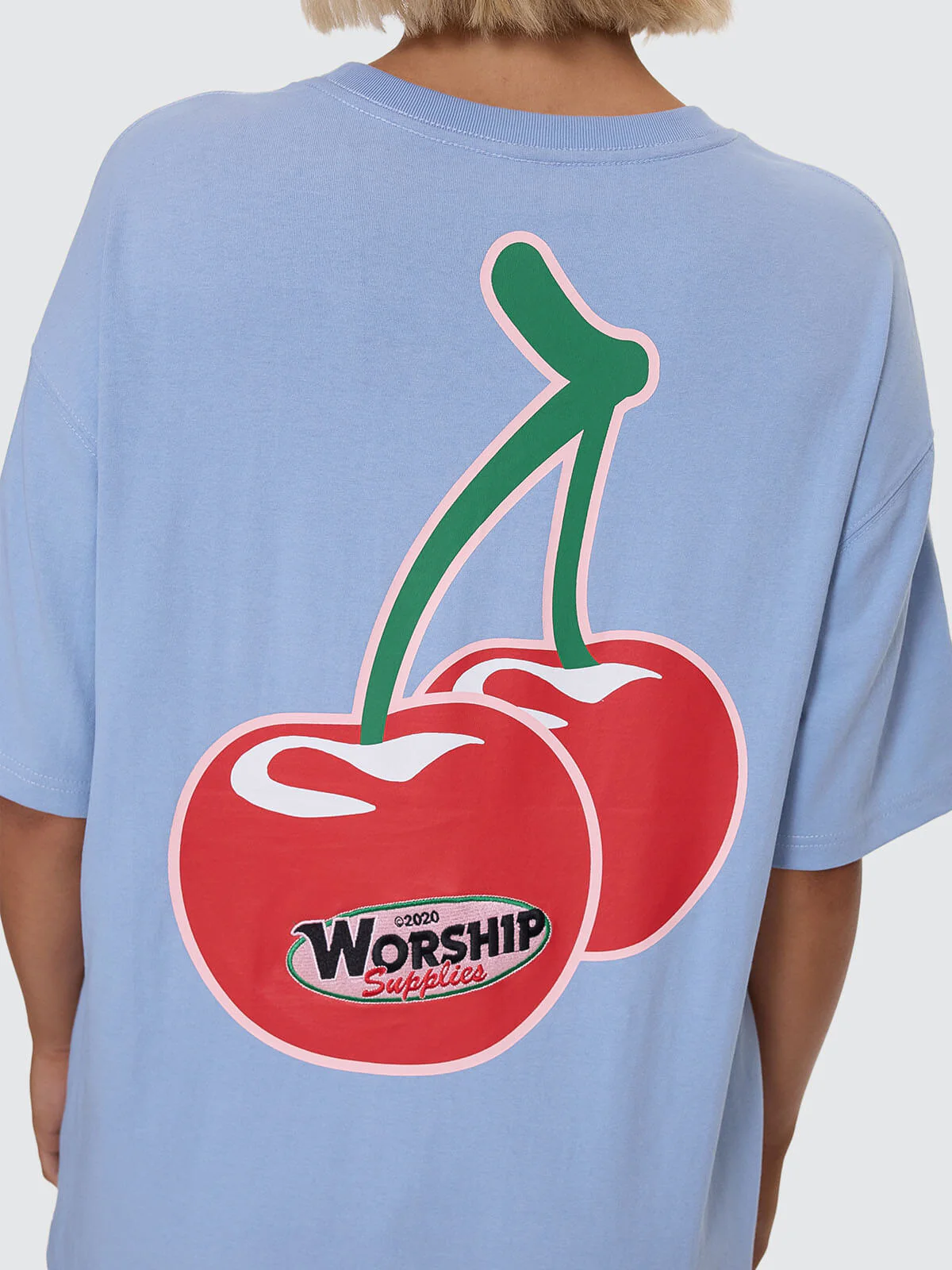 Glazed And Confused Relaxed Fit Tee - Bell Air Blue - Image 6