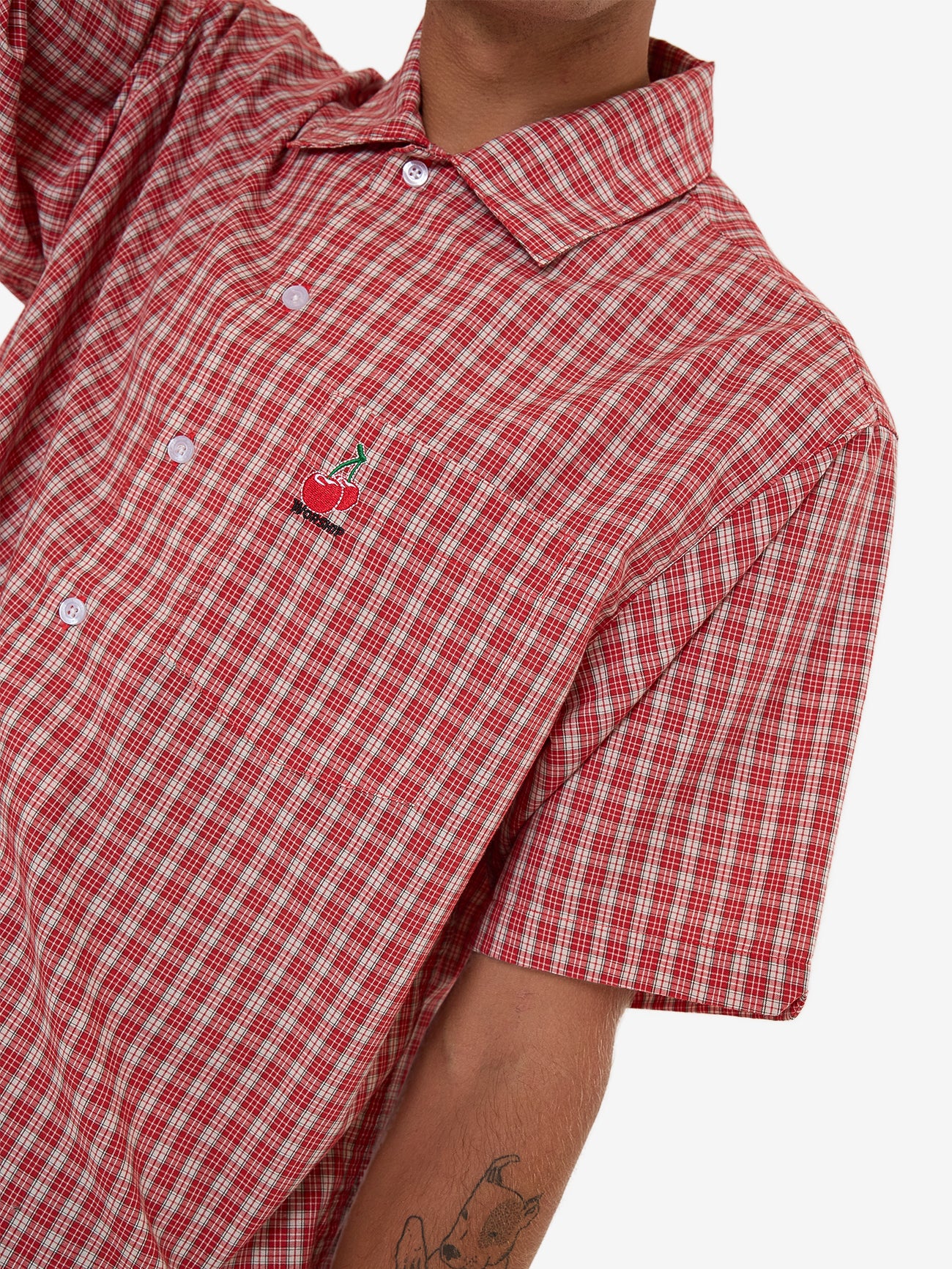 Glazed And Confused Short Sleeve Shirt - Cherry Red - Image 3