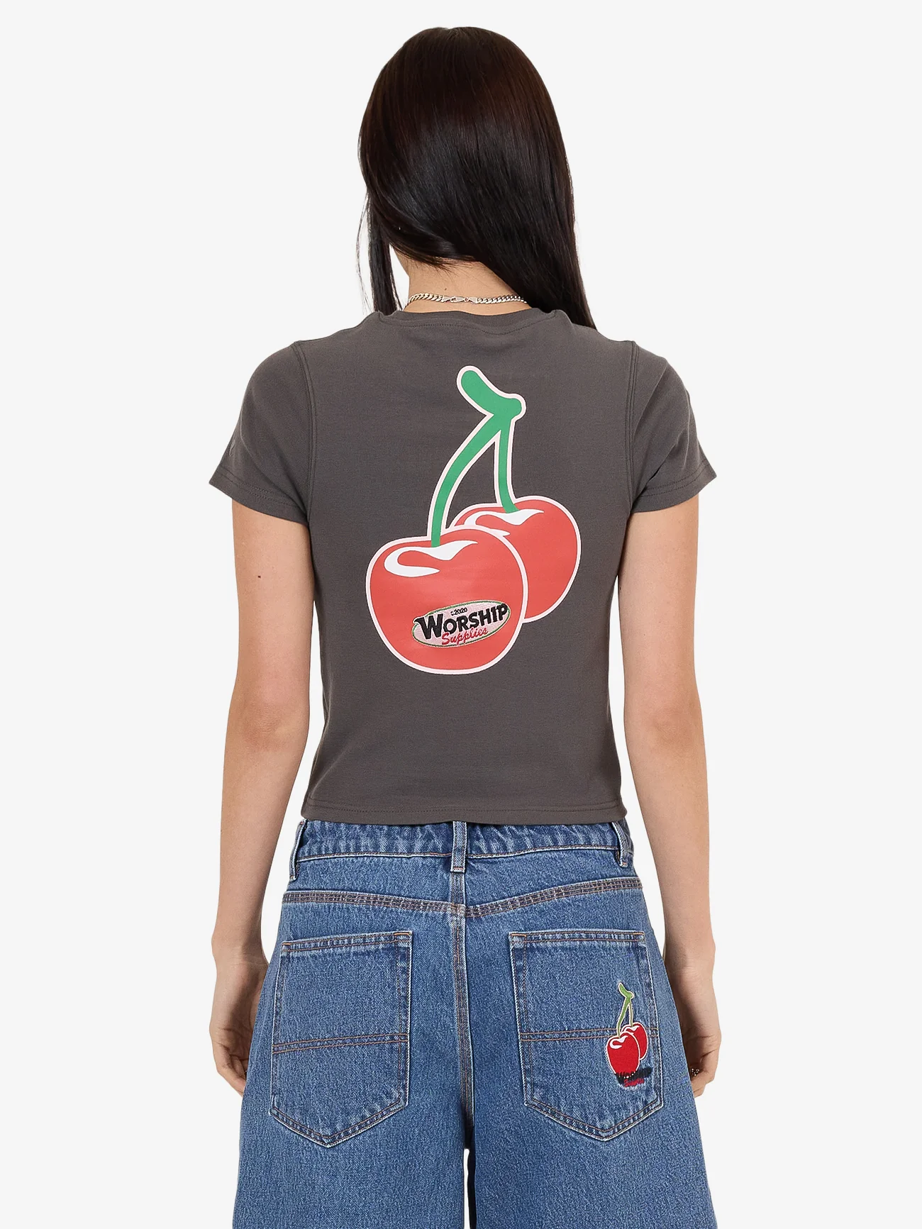 Glazed And Confused Slim Fit Tee - Worn Black - Image 6