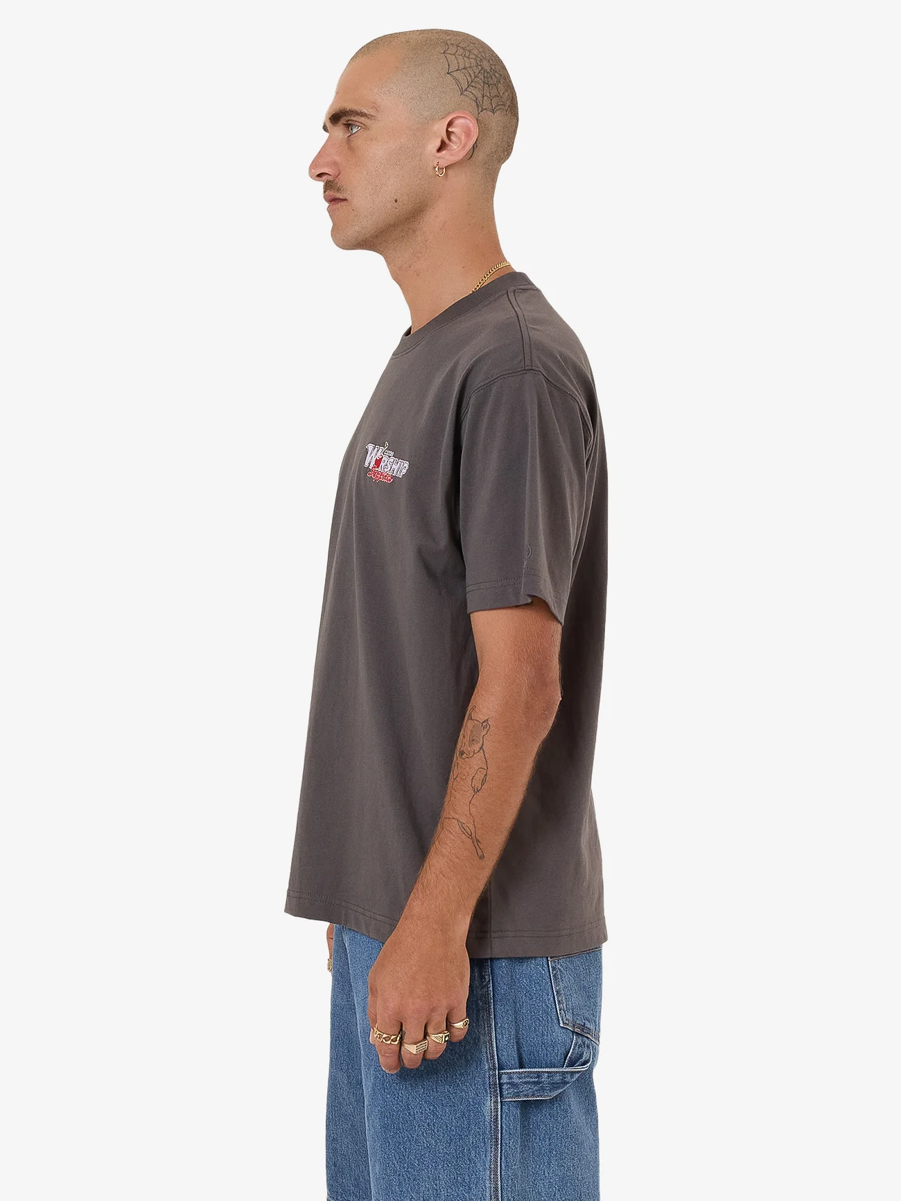 Glazed And Confused Tee - Worn Black - Image 6