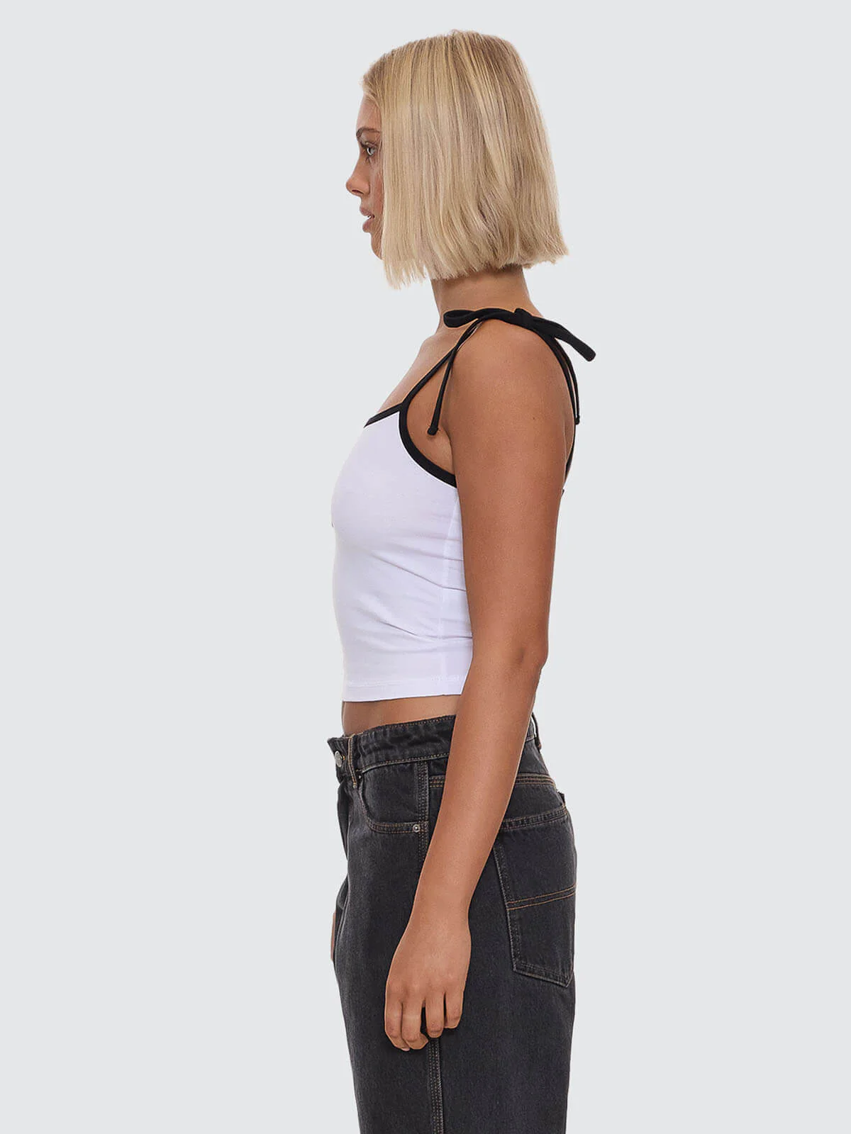 Glazed And Confused Ties Singlet - White - Image 3