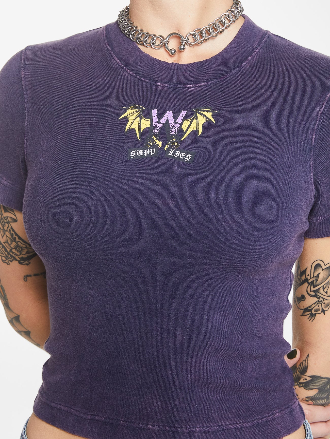 Gnargoyle Slim Fit Tee - Palace Purple - Image 6