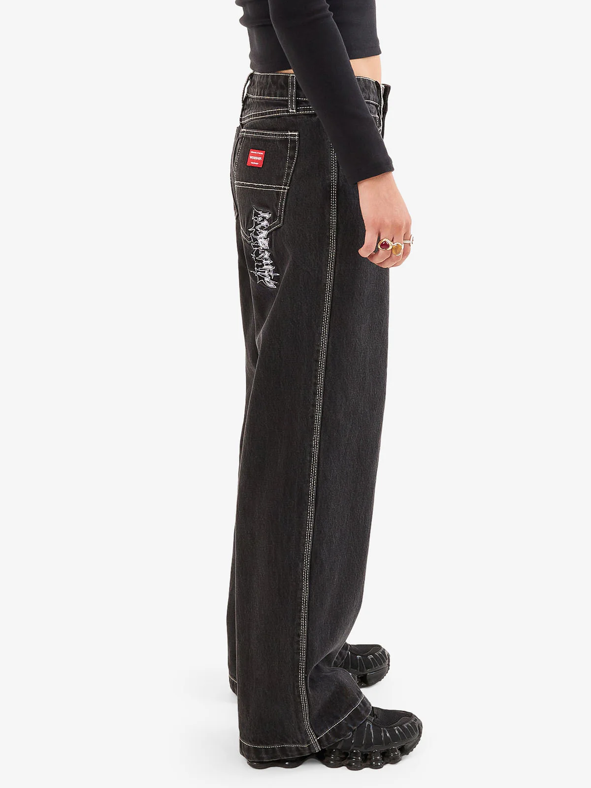 Gnasher Baggy Low Rider Jean - Phantom - Image 6