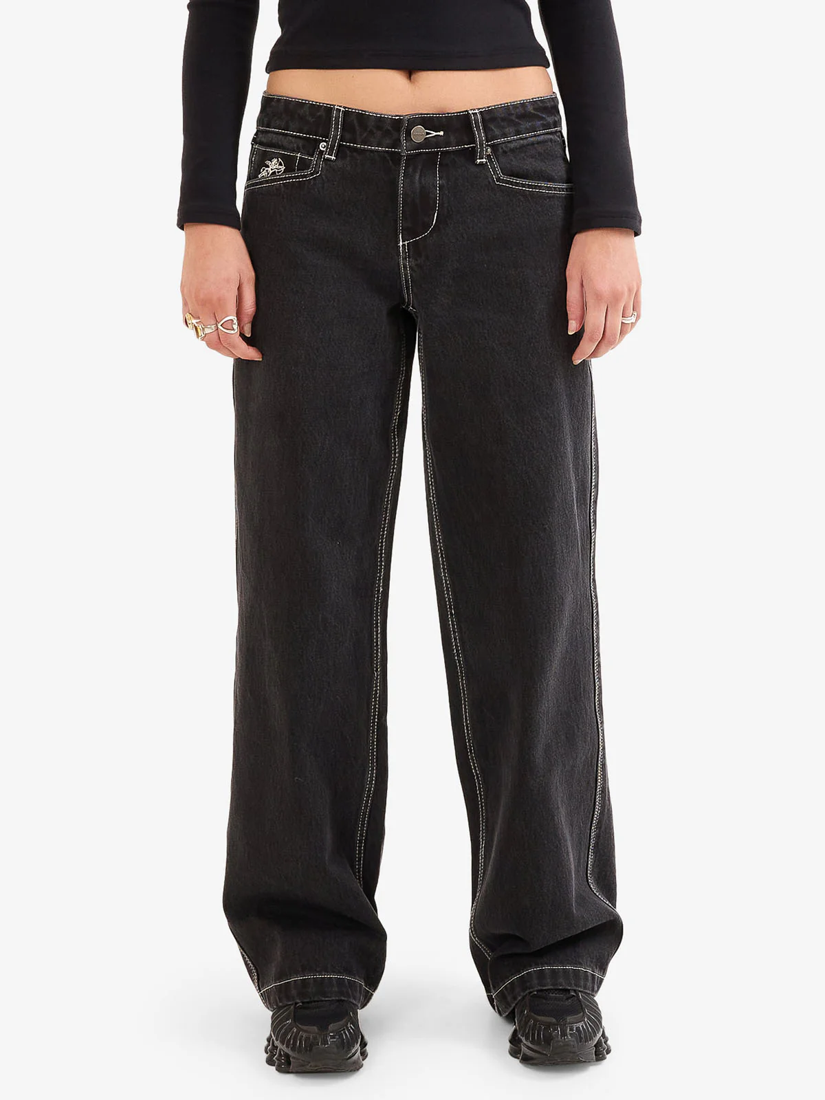 Gnasher Baggy Low Rider Jean - Phantom - Image 8