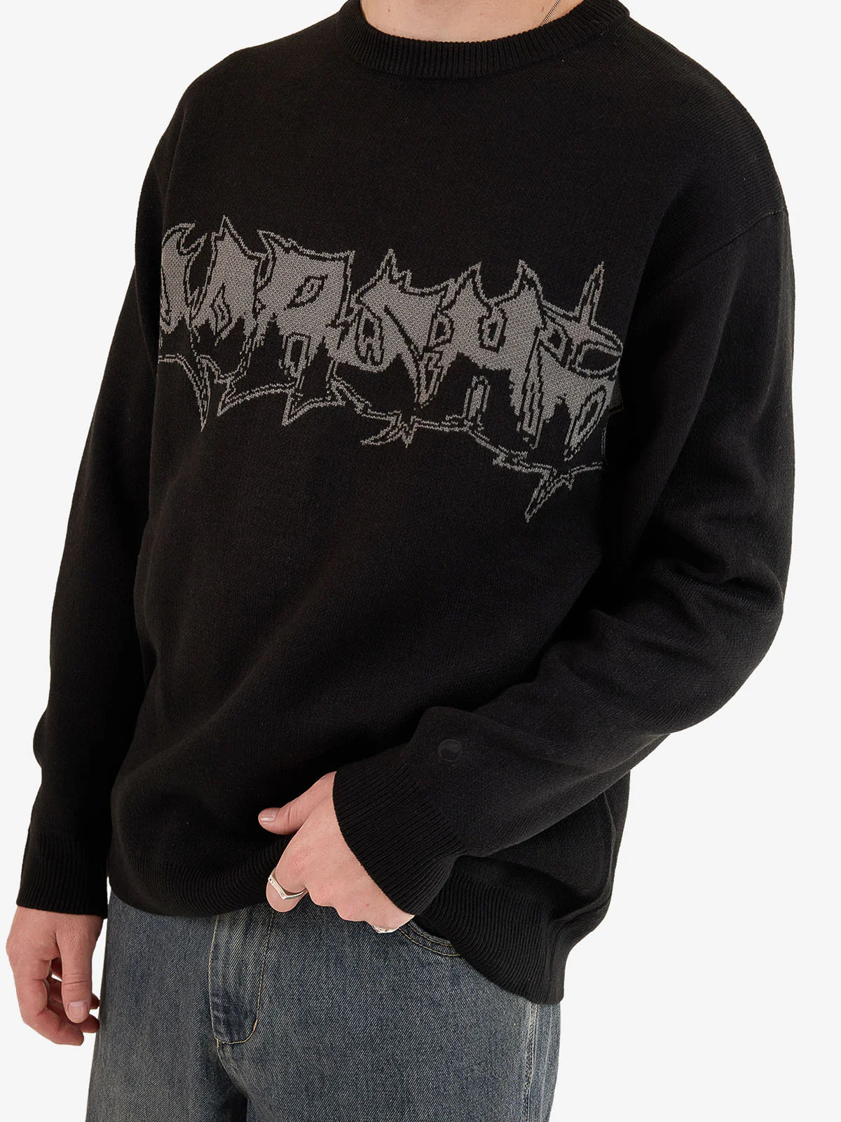 Gnasher Knit - Black - Image 4