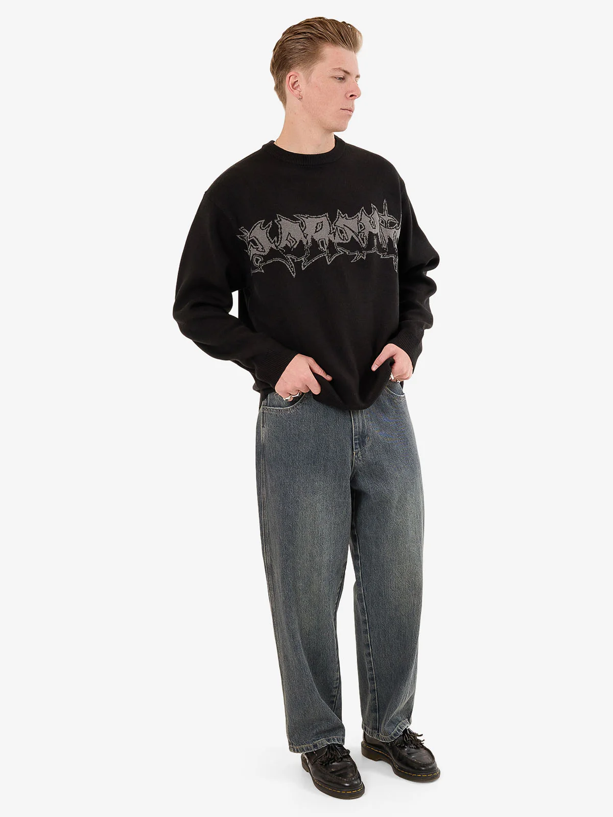 Gnasher Knit - Black - Image 6