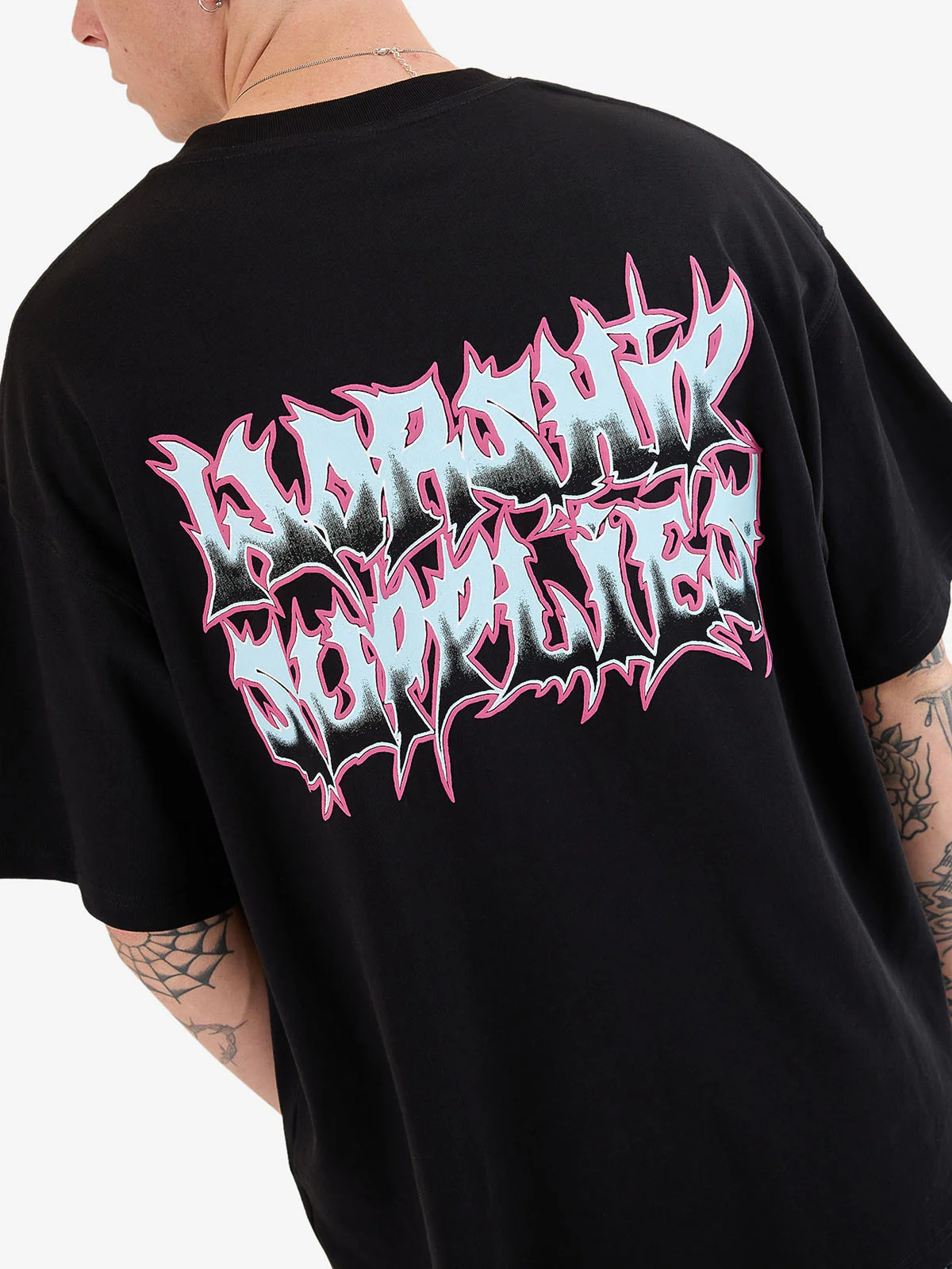 Gnasher Oversize Tee - Black - Image 7