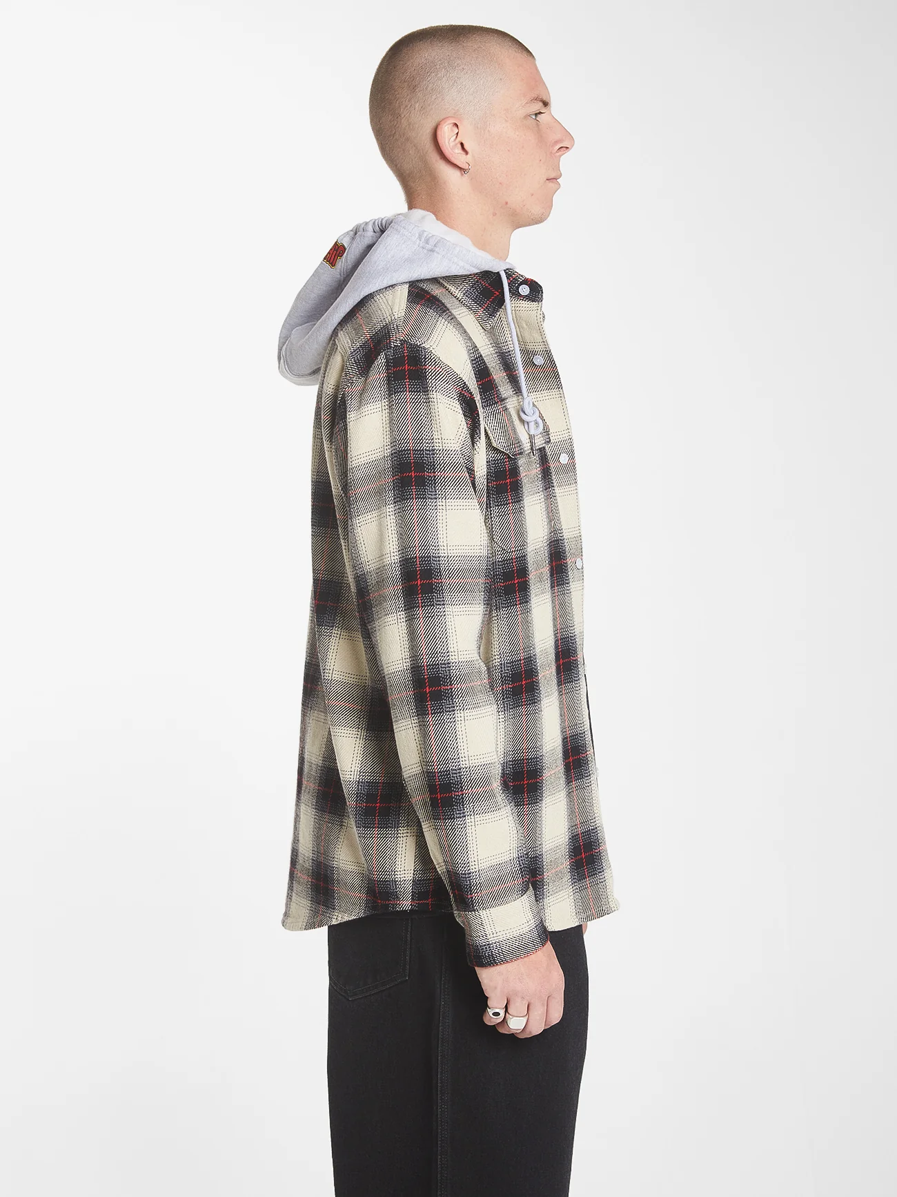 Gobbler Long Sleeve Flannel - Black - Image 3