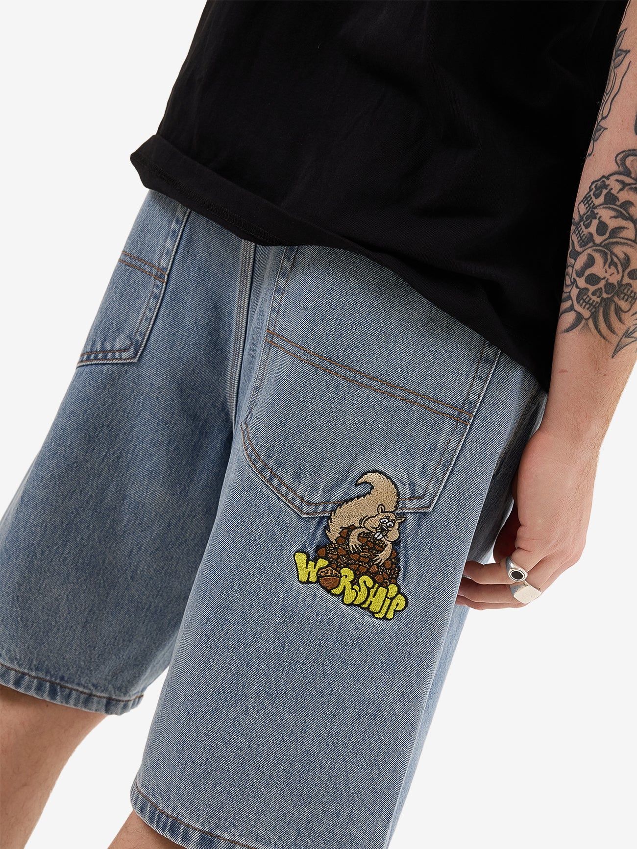 Going Nuts Big Dawg Jean Short - Rage Blue - Image 7