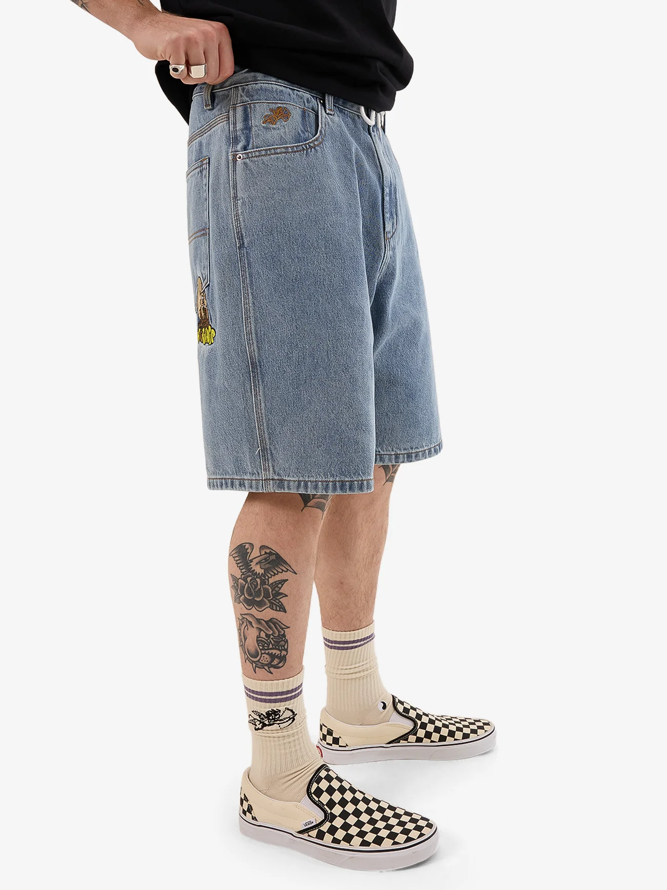 Going Nuts Big Dawg Jean Short - Rage Blue - Image 8