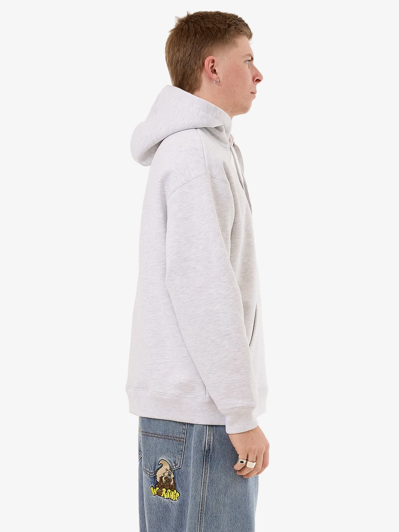 Going Nuts Pull Over Hood - Snow Marle - Image 3