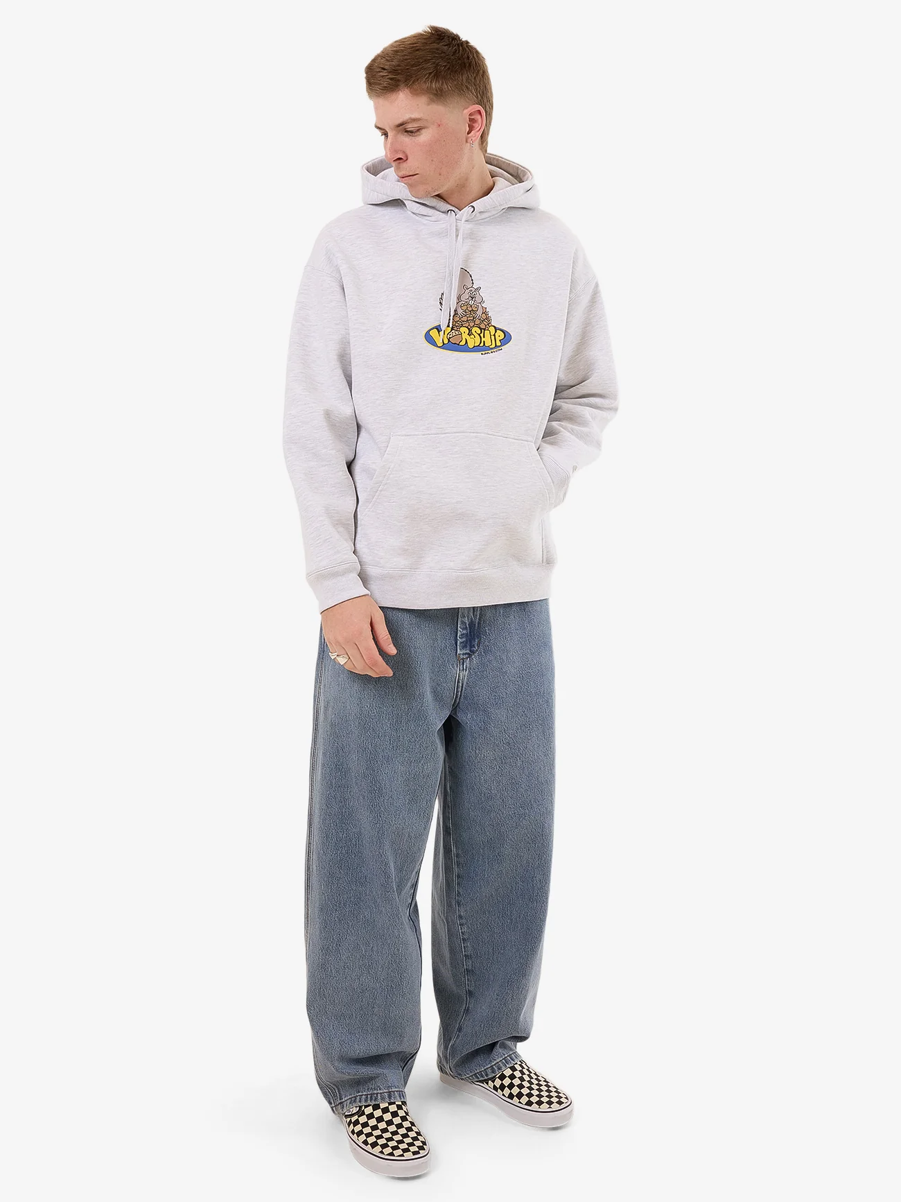 Going Nuts Pull Over Hood - Snow Marle - Image 4