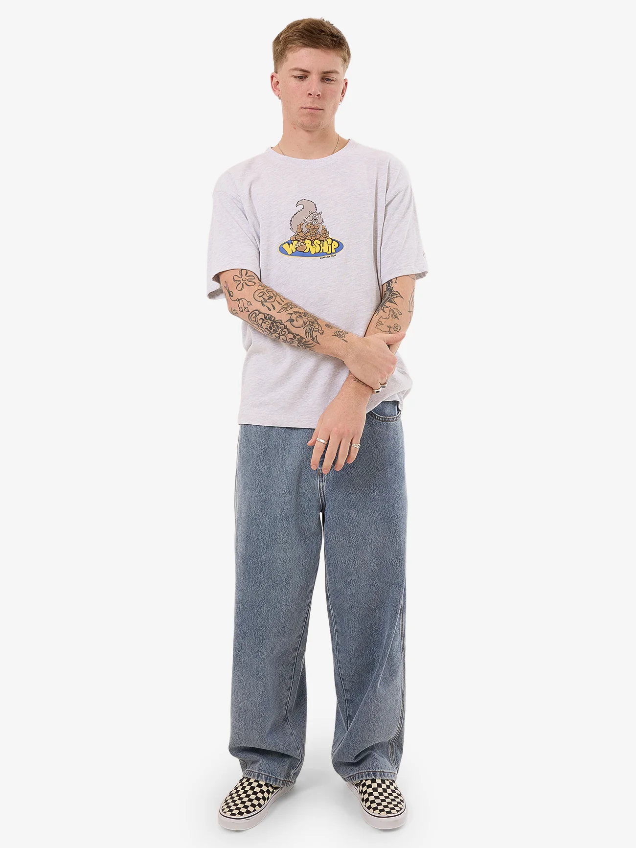 Going Nuts Tee - Snow Marle - Image 5