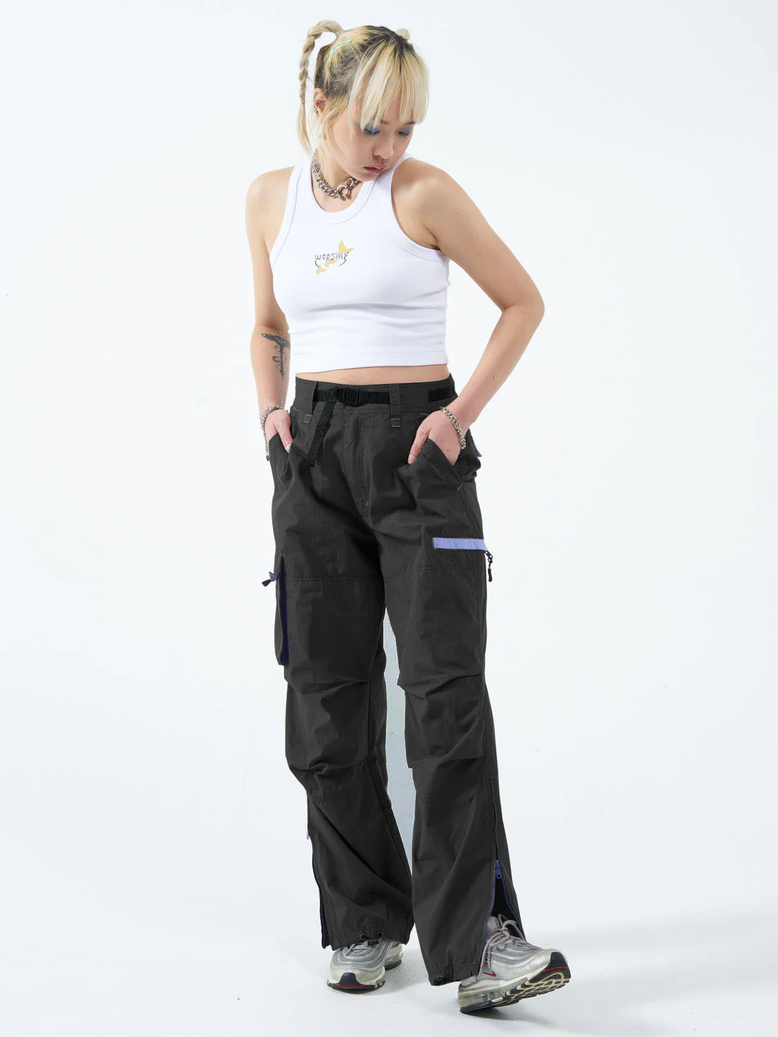 Golden Rule Utility Pant  - Charcoal - Image 5