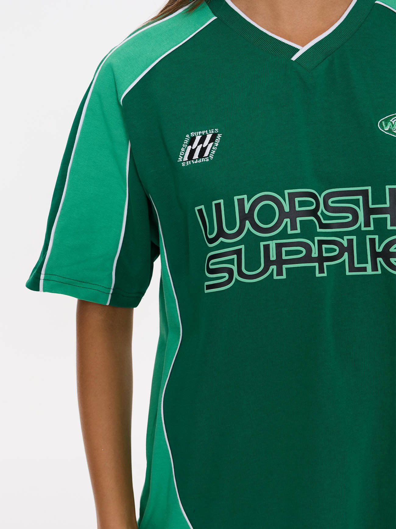 Grand Prix Panelled Jersey - Green - Image 11