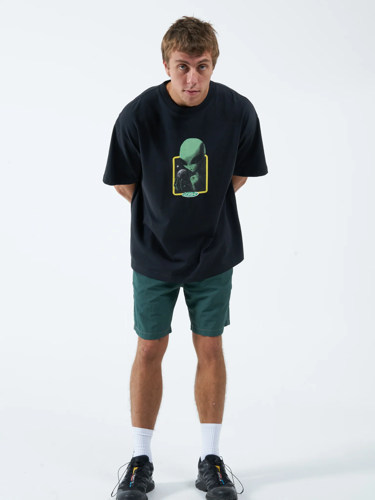Grey Matter Tee - Washed Black - Image 5