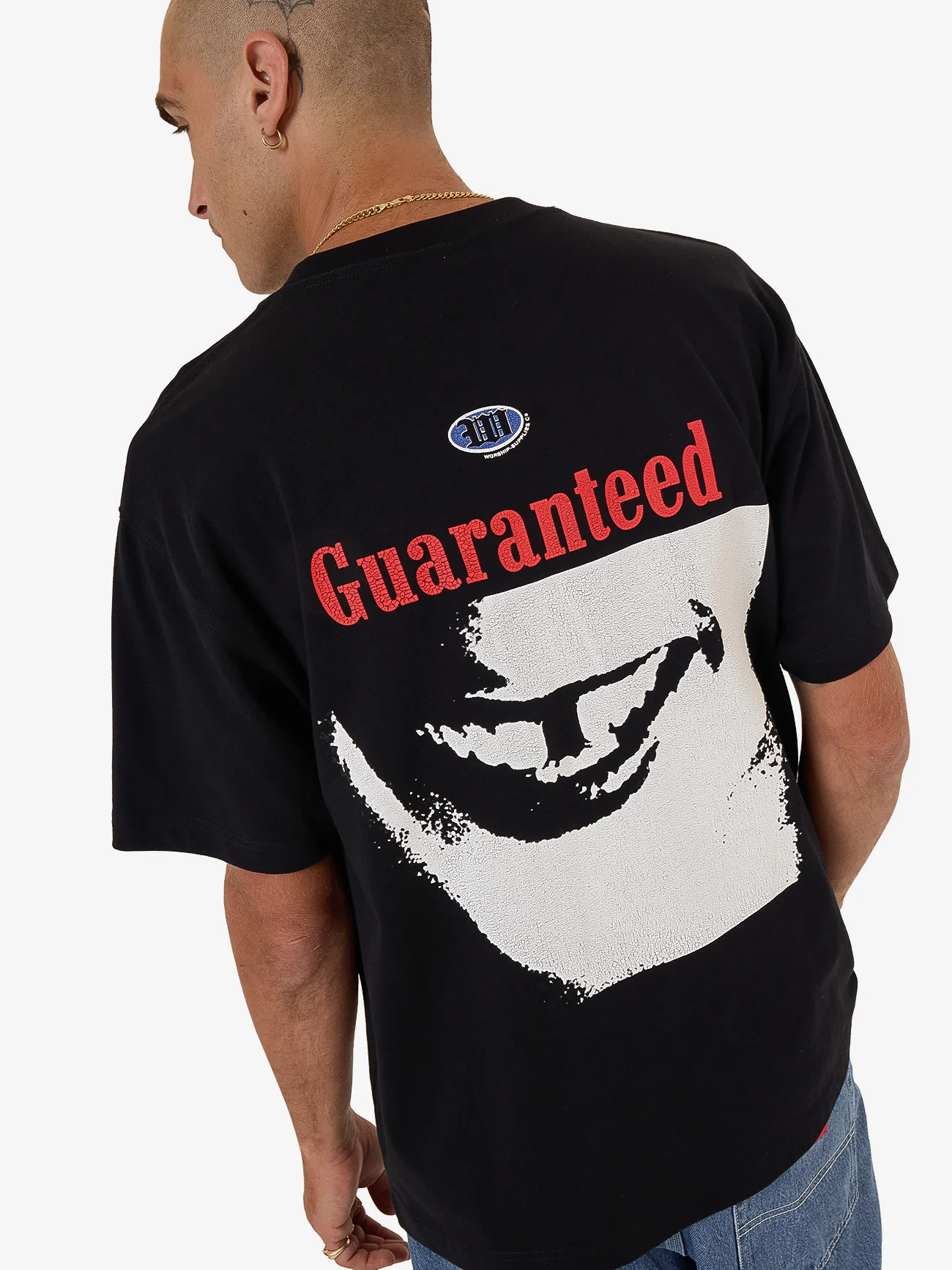 Grinner Tee - Black - Image 2