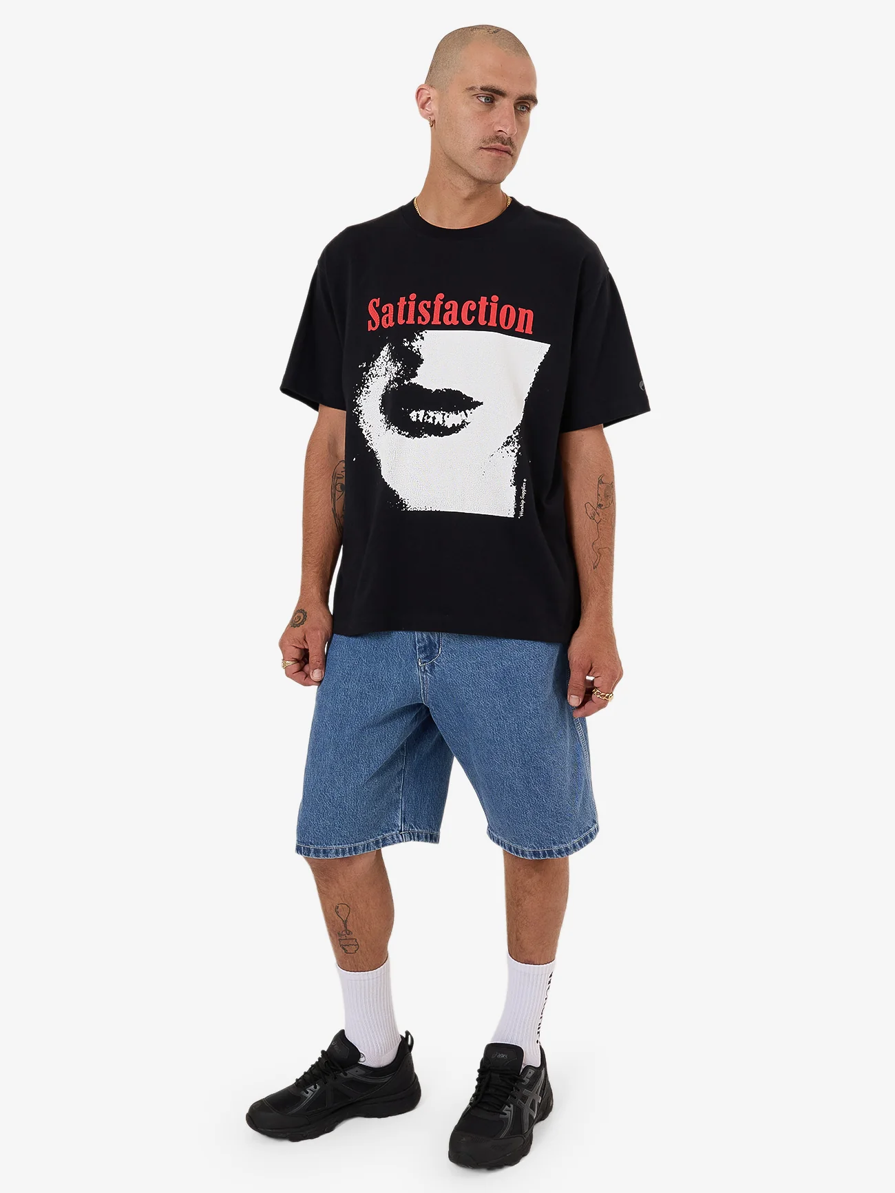 Grinner Tee - Black - Image 5