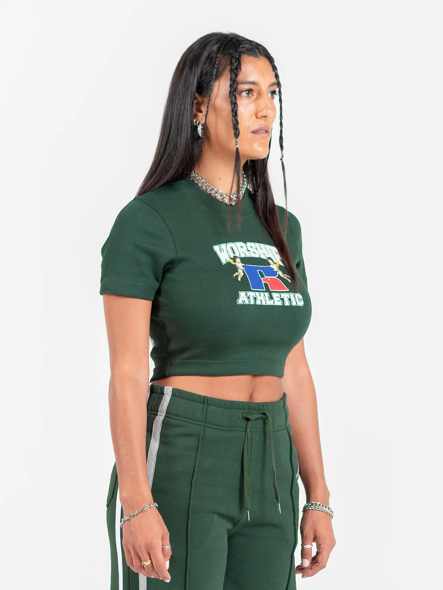 Groundskeepers Micro Tee - Sycamore Green Vintage Washed - Image 8