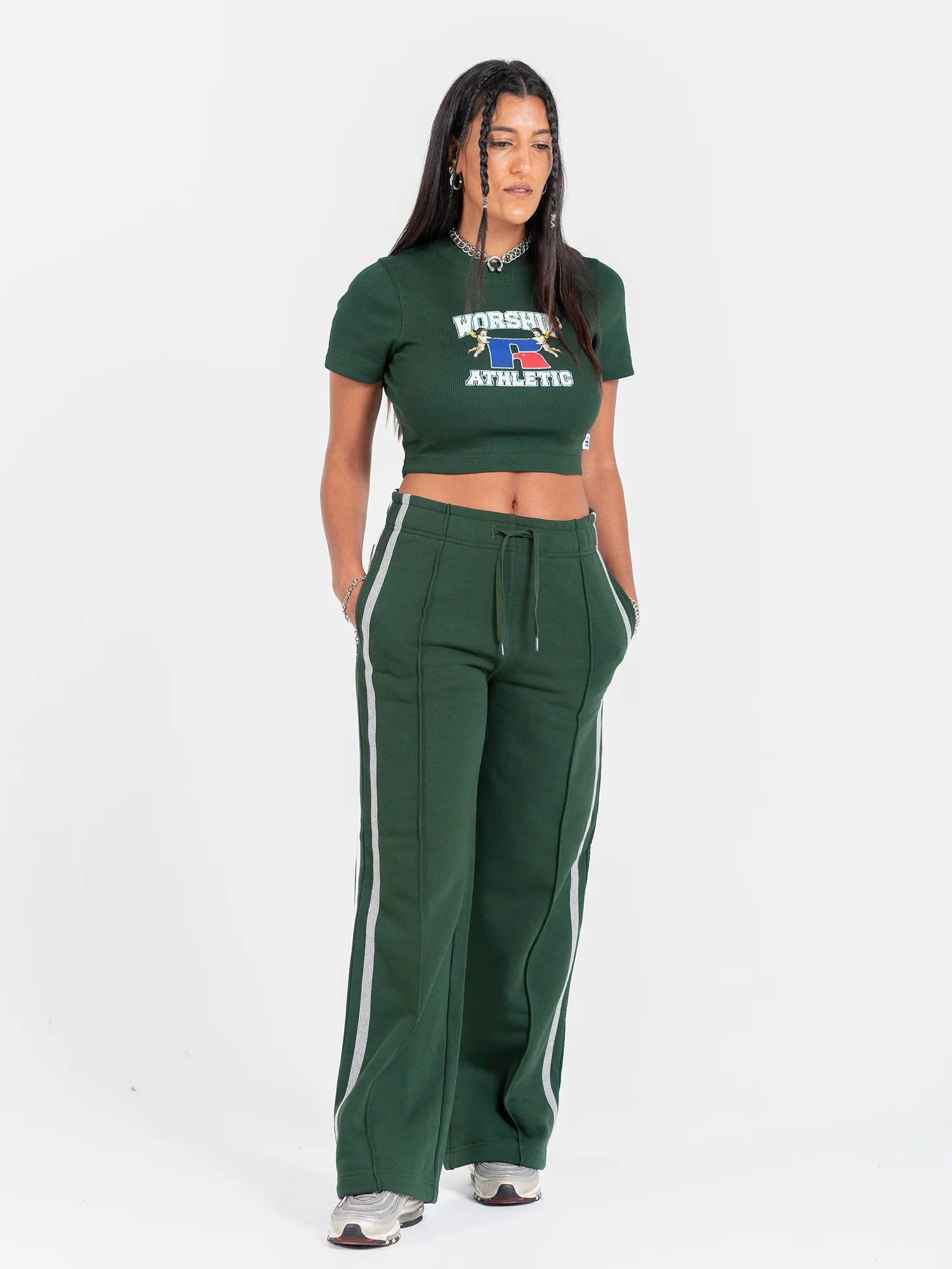 Groundskeepers Micro Tee - Sycamore Green Vintage Washed - Image 9