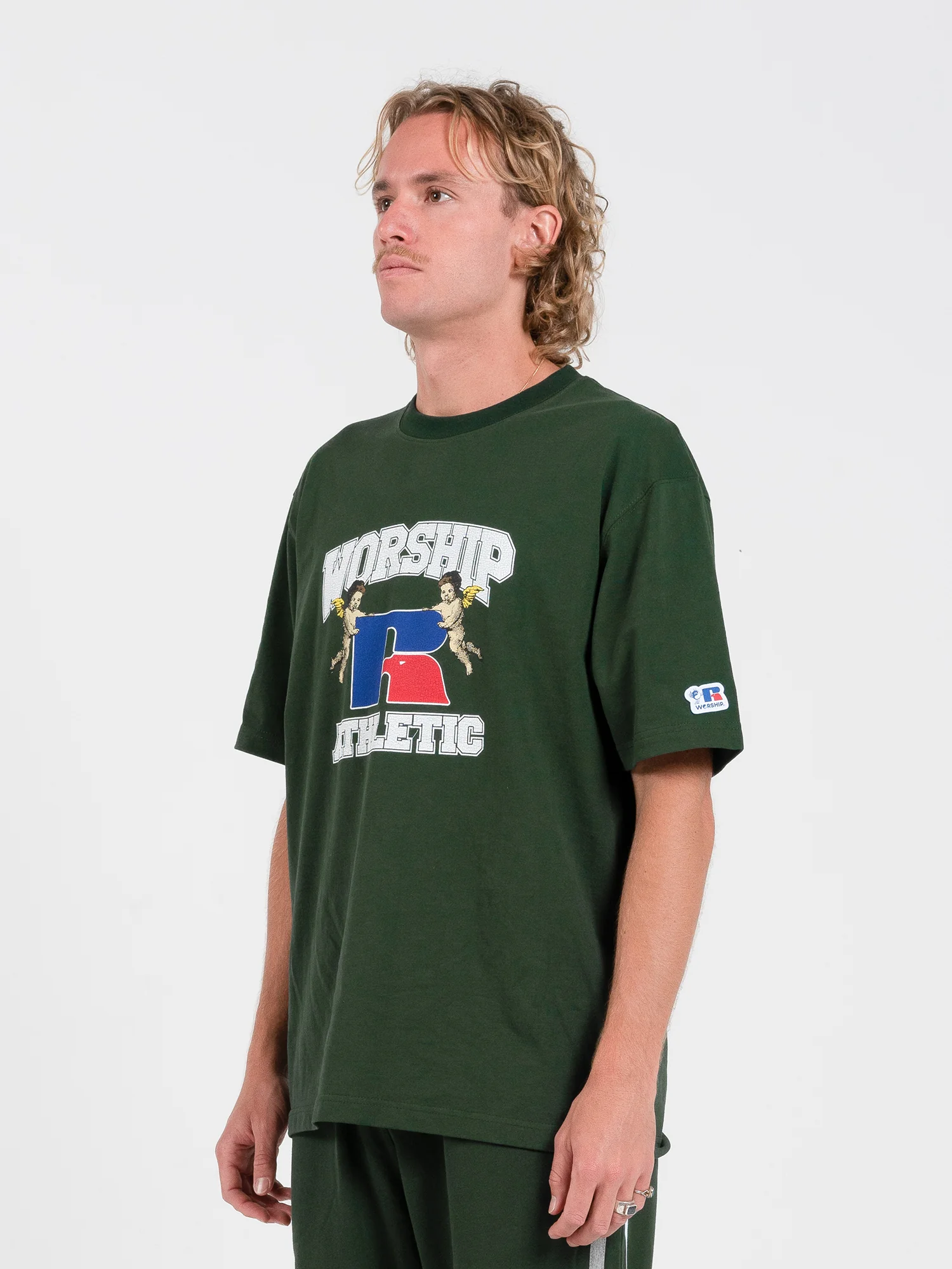 Groundskeepers Tee - Sycamore Green Vintage Washed - Image 2