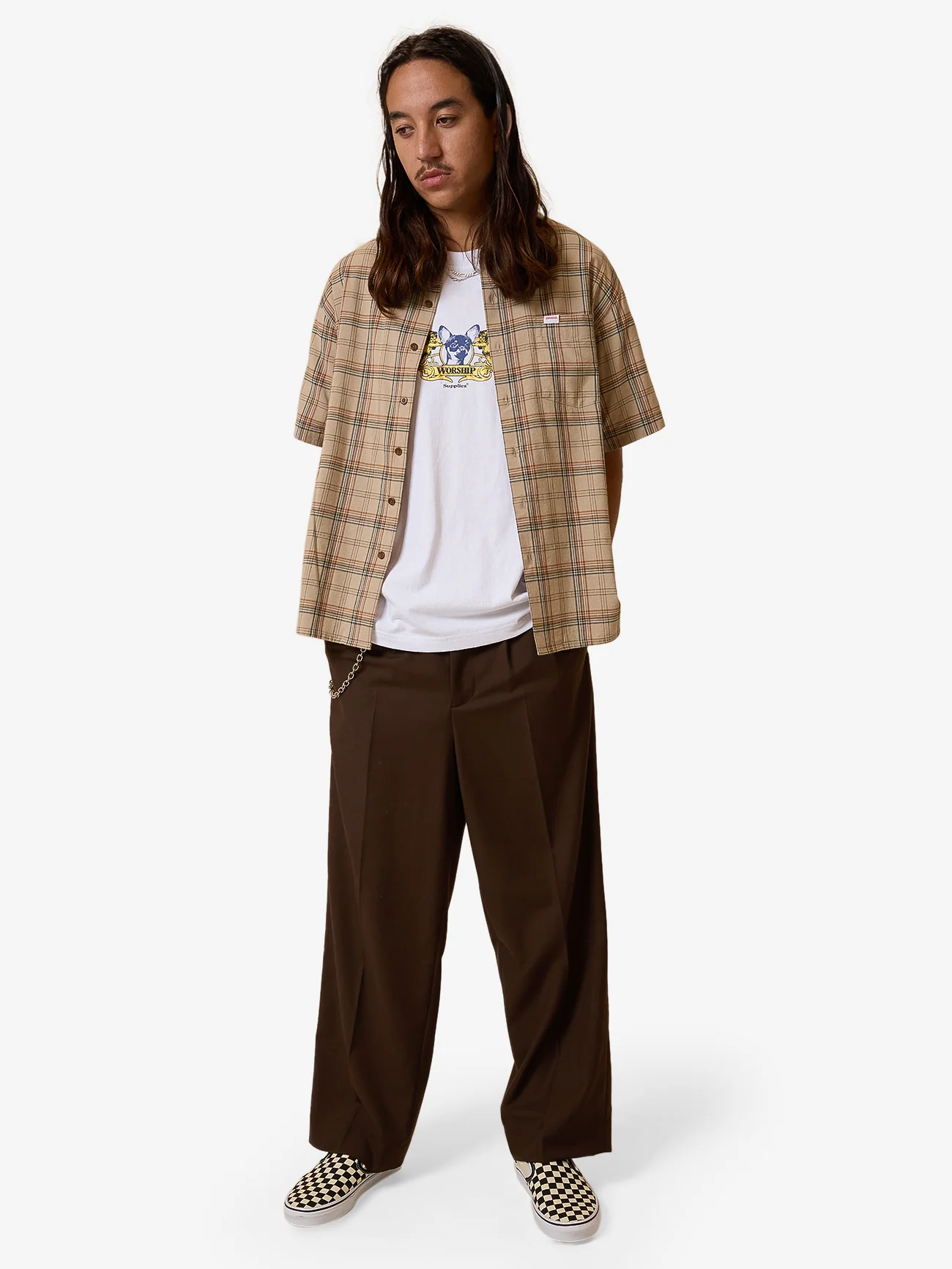 Hank Short Sleeve Work Shirt - Grey - Image 8