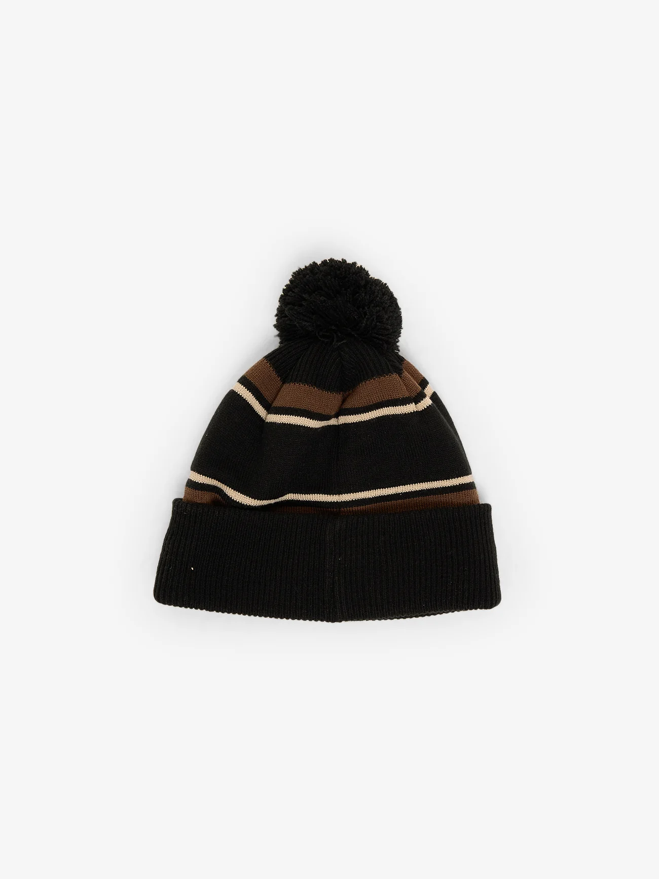 Harry Stripe Beanie - Black - Image 2