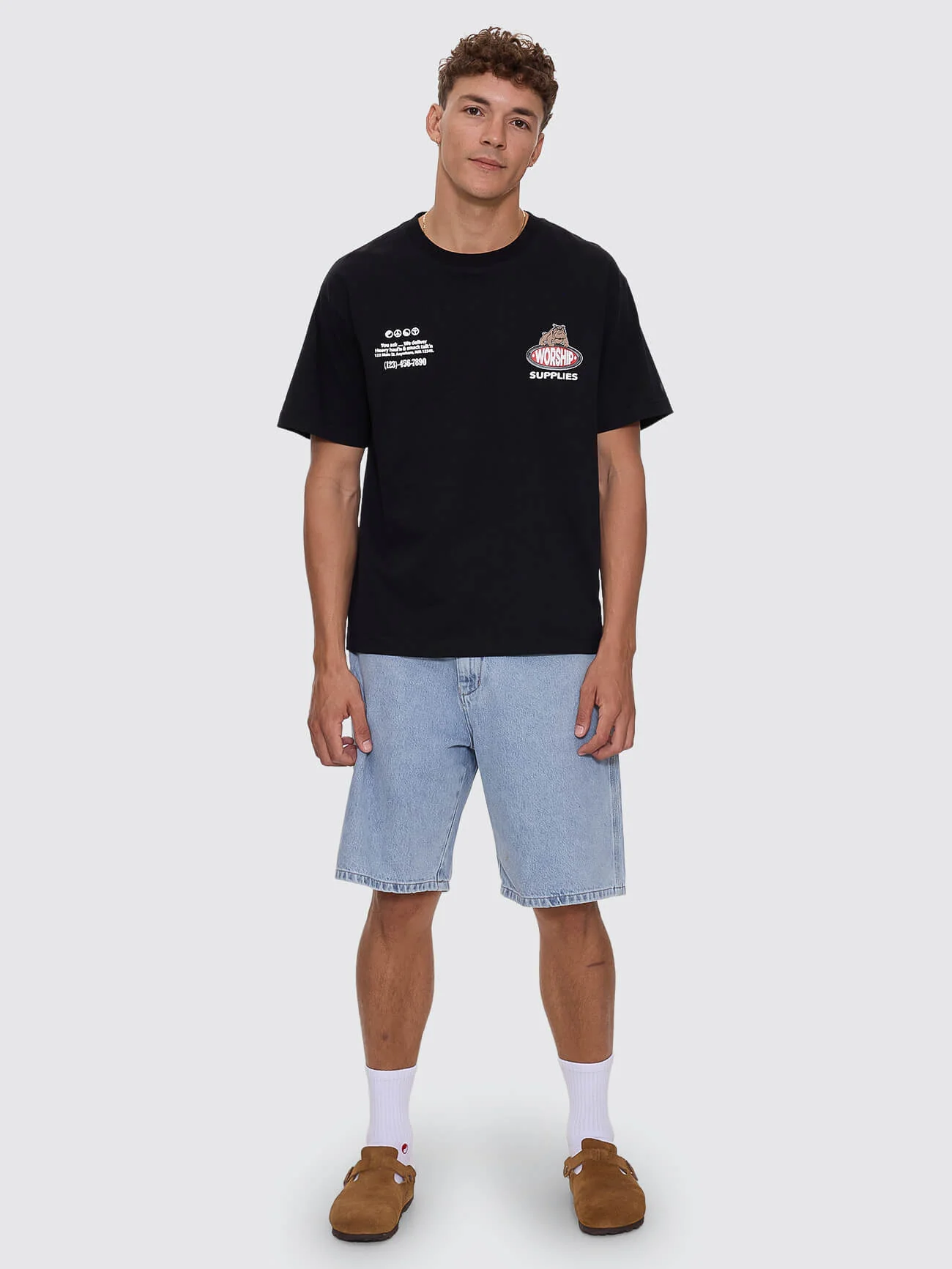 Haulaz Regular Fit Tee - Black - Image 3
