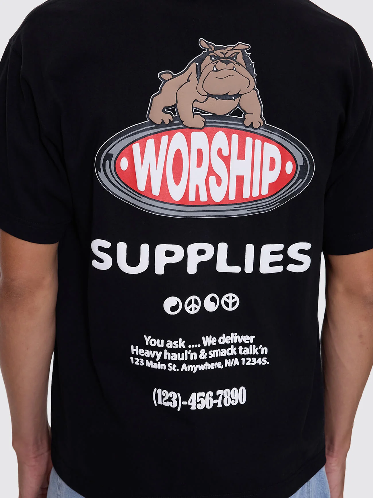 Haulaz Regular Fit Tee - Black - Image 6