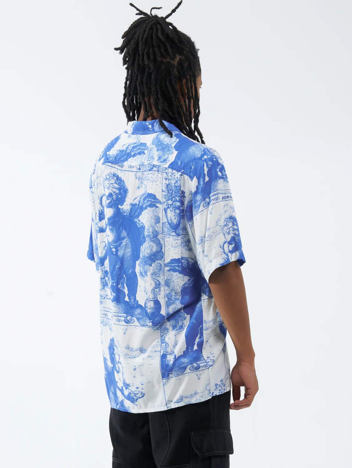 Heavenly Bowling Shirt - White - Image 3