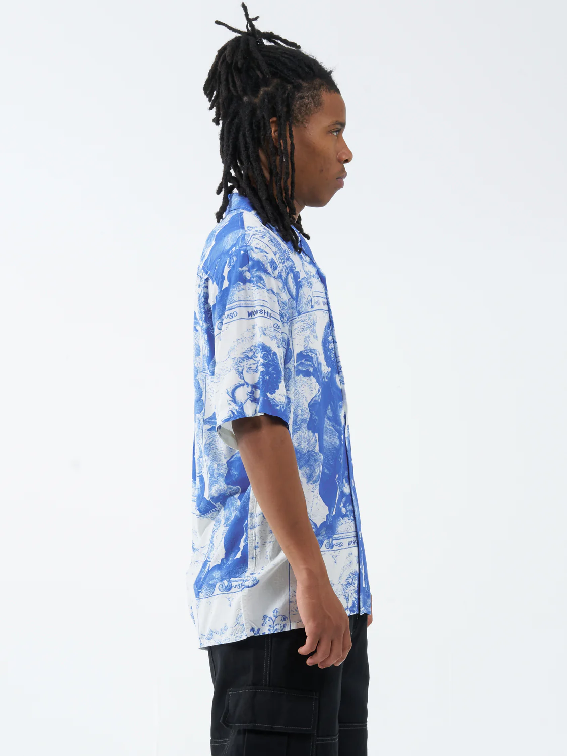 Heavenly Bowling Shirt - White - Image 4
