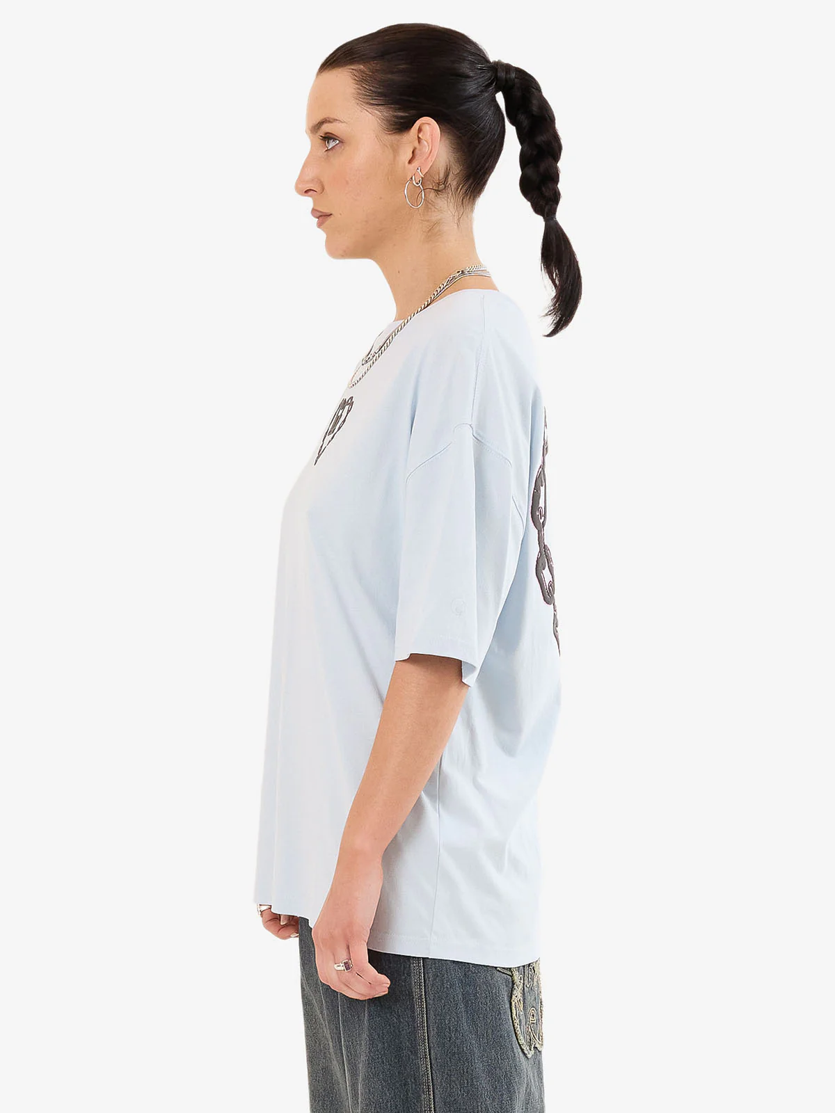 Heavy Heart Relaxed Fit Tee - Ice Melt - Image 5