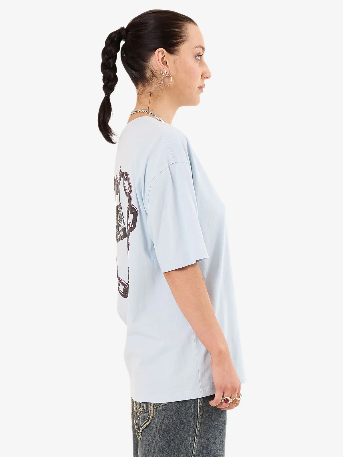 Heavy Heart Relaxed Fit Tee - Ice Melt - Image 7