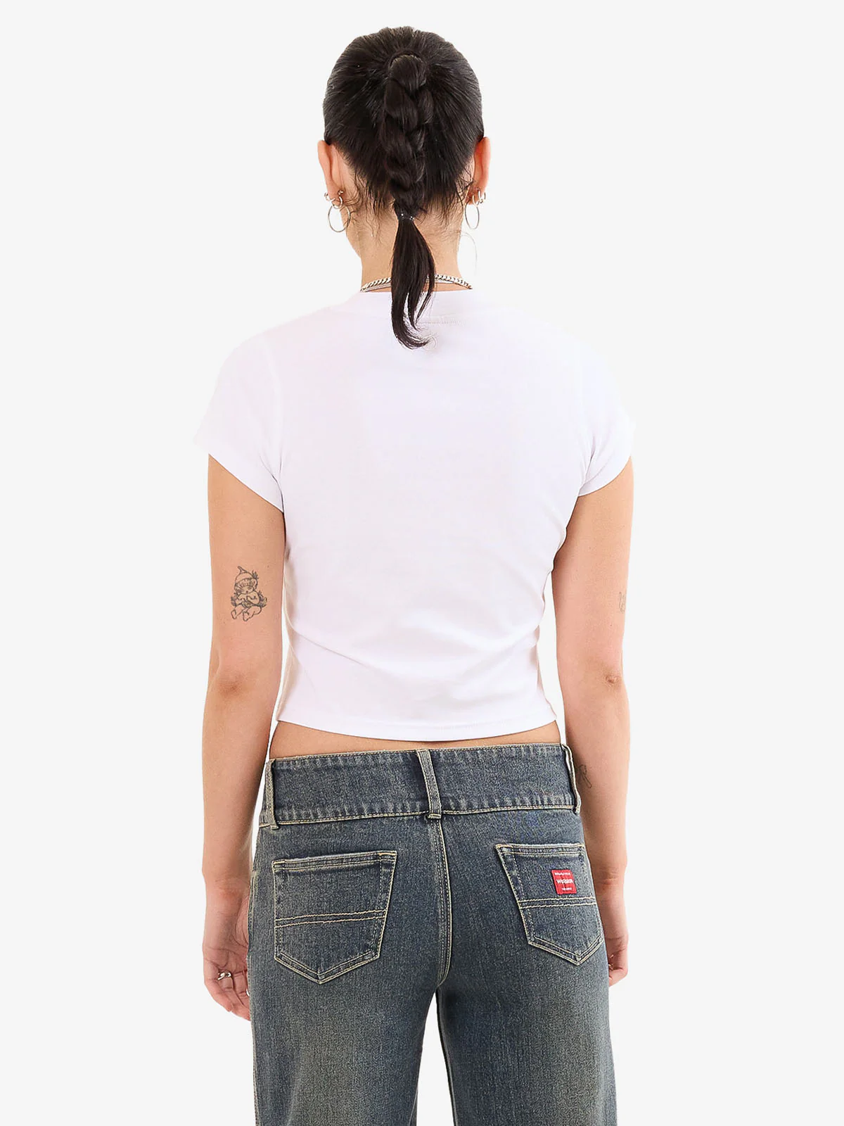 Heavy Heart Teeny Tee - White - Image 2
