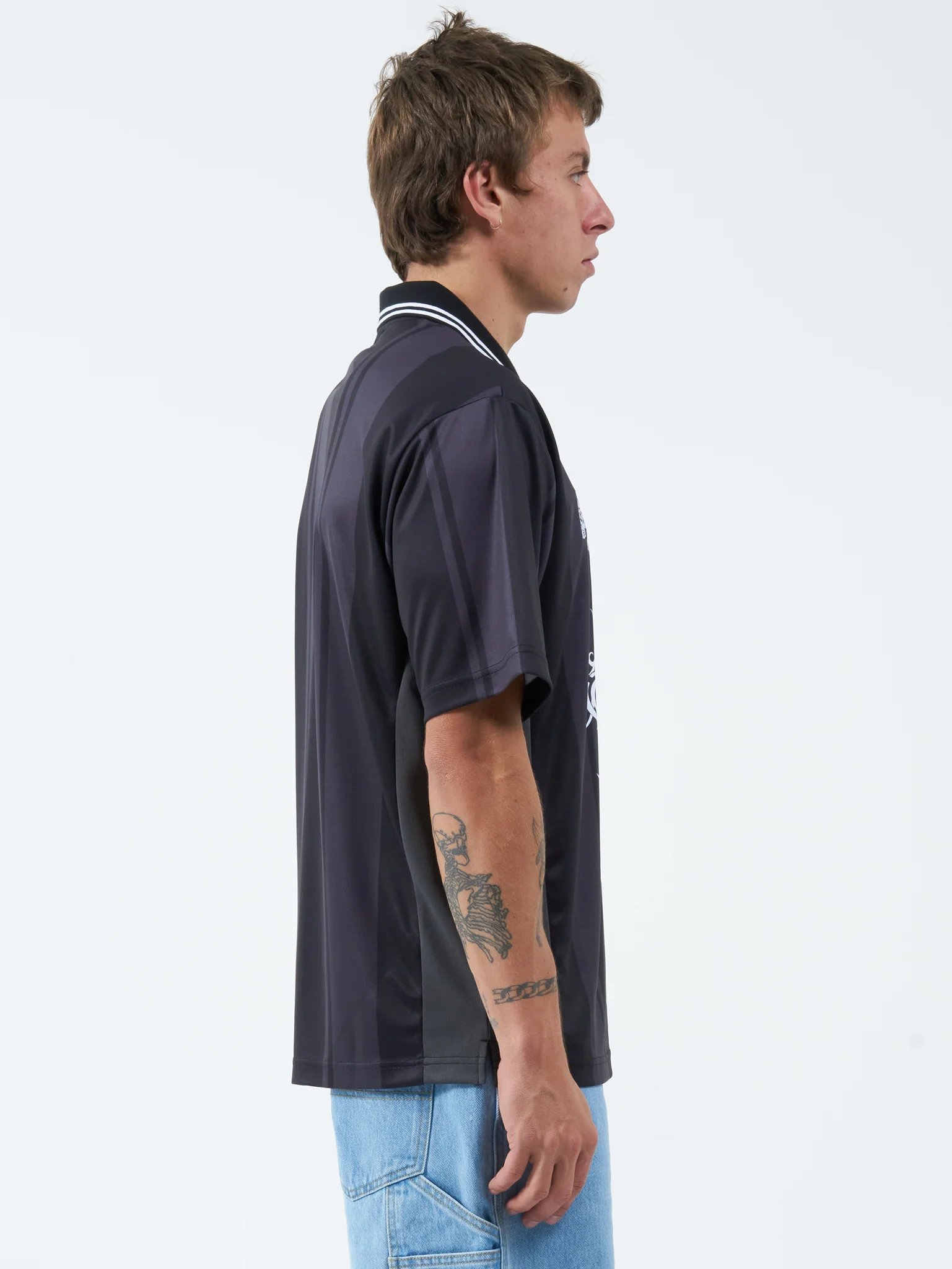 Hell Hole Football Jersey  - Washed Black - Image 3