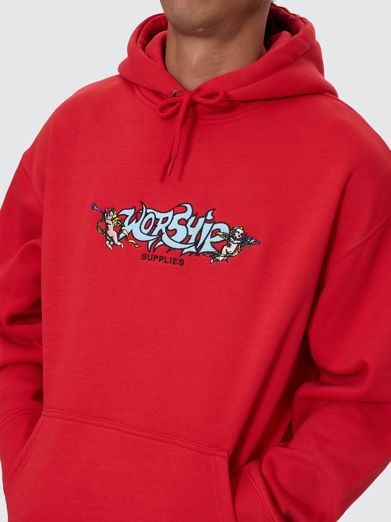 Herald Pull Over Hood - Lucky Red - Image 2