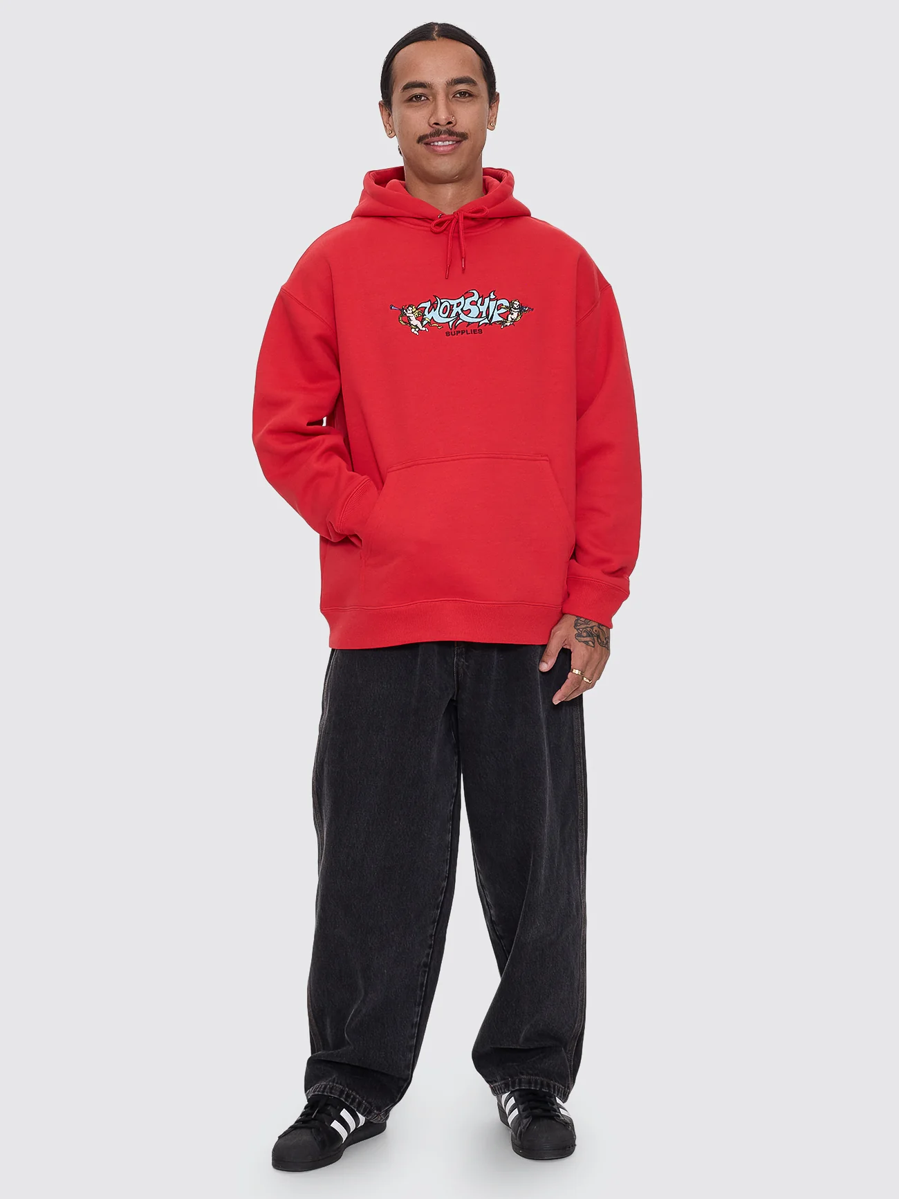 Herald Pull Over Hood - Lucky Red - Image 6