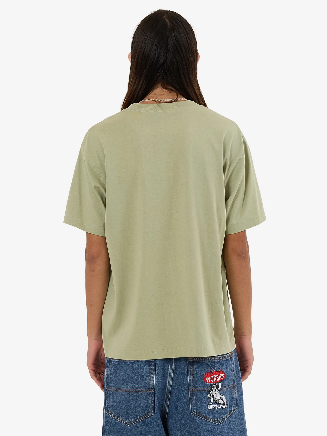Hold Up Re-Up Tee - Swamp Green - Image 2