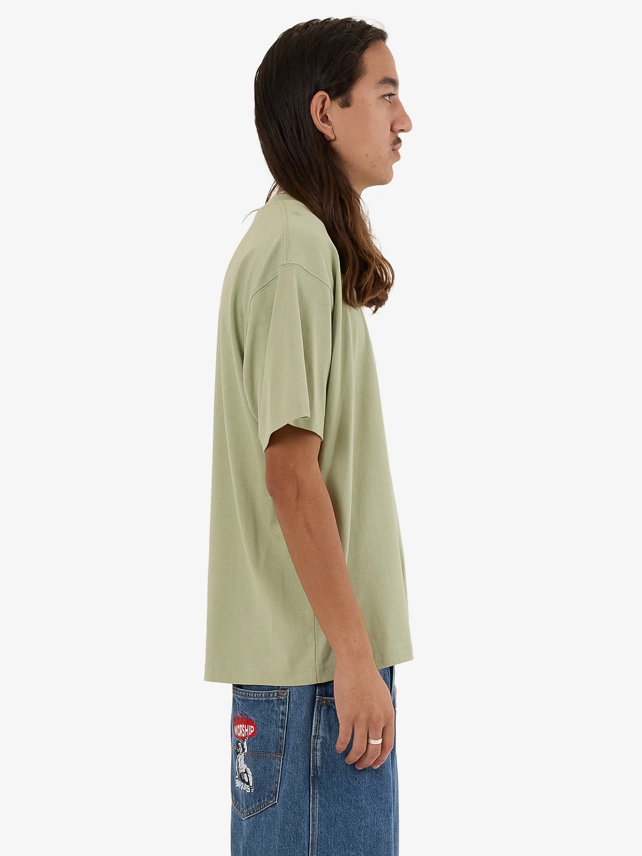 Hold Up Re-Up Tee - Swamp Green - Image 4
