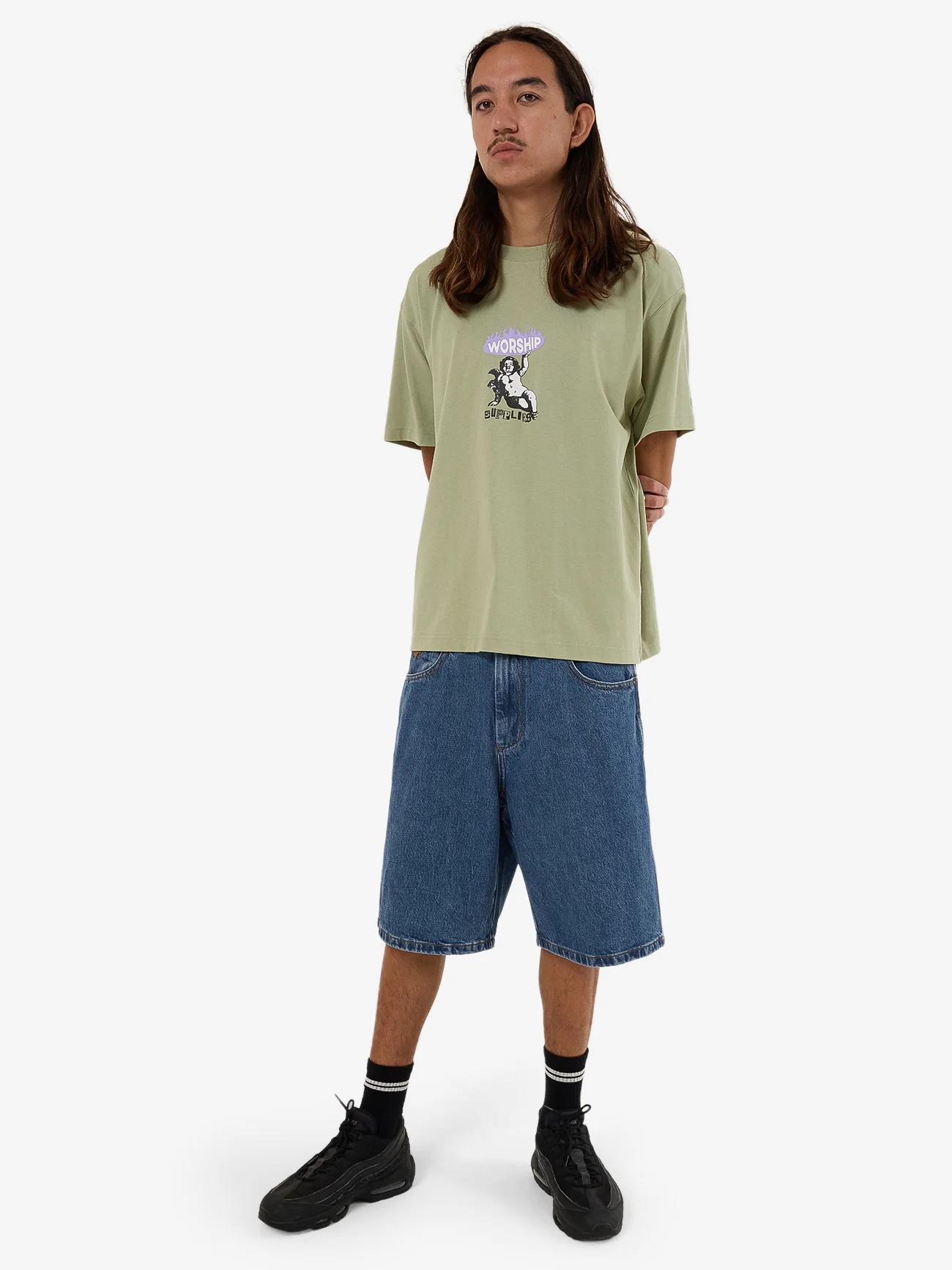 Hold Up Re-Up Tee - Swamp Green - Image 5