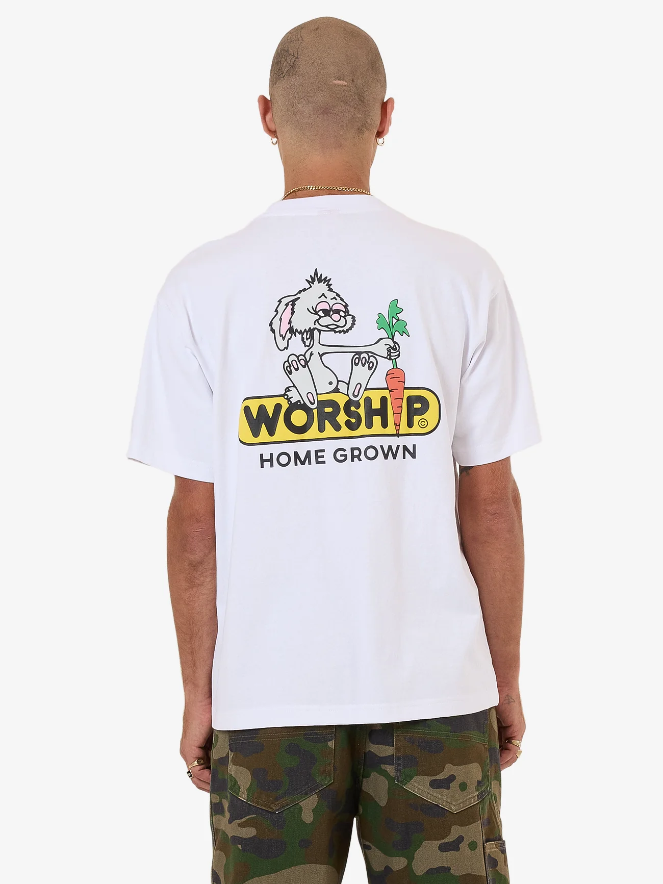 Home Grown Tee - White - Image 6