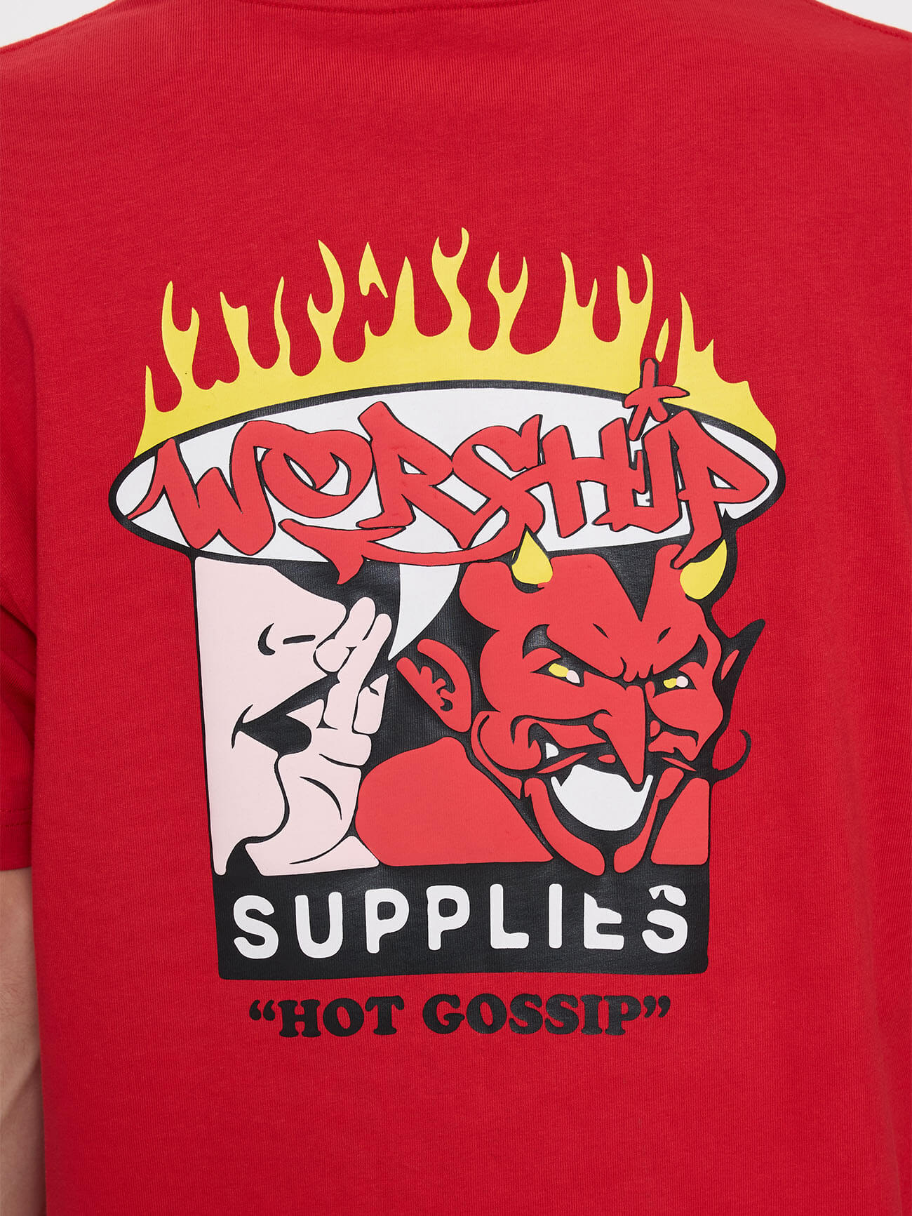 Hot Gossip Tee - Lucky Red - Image 4
