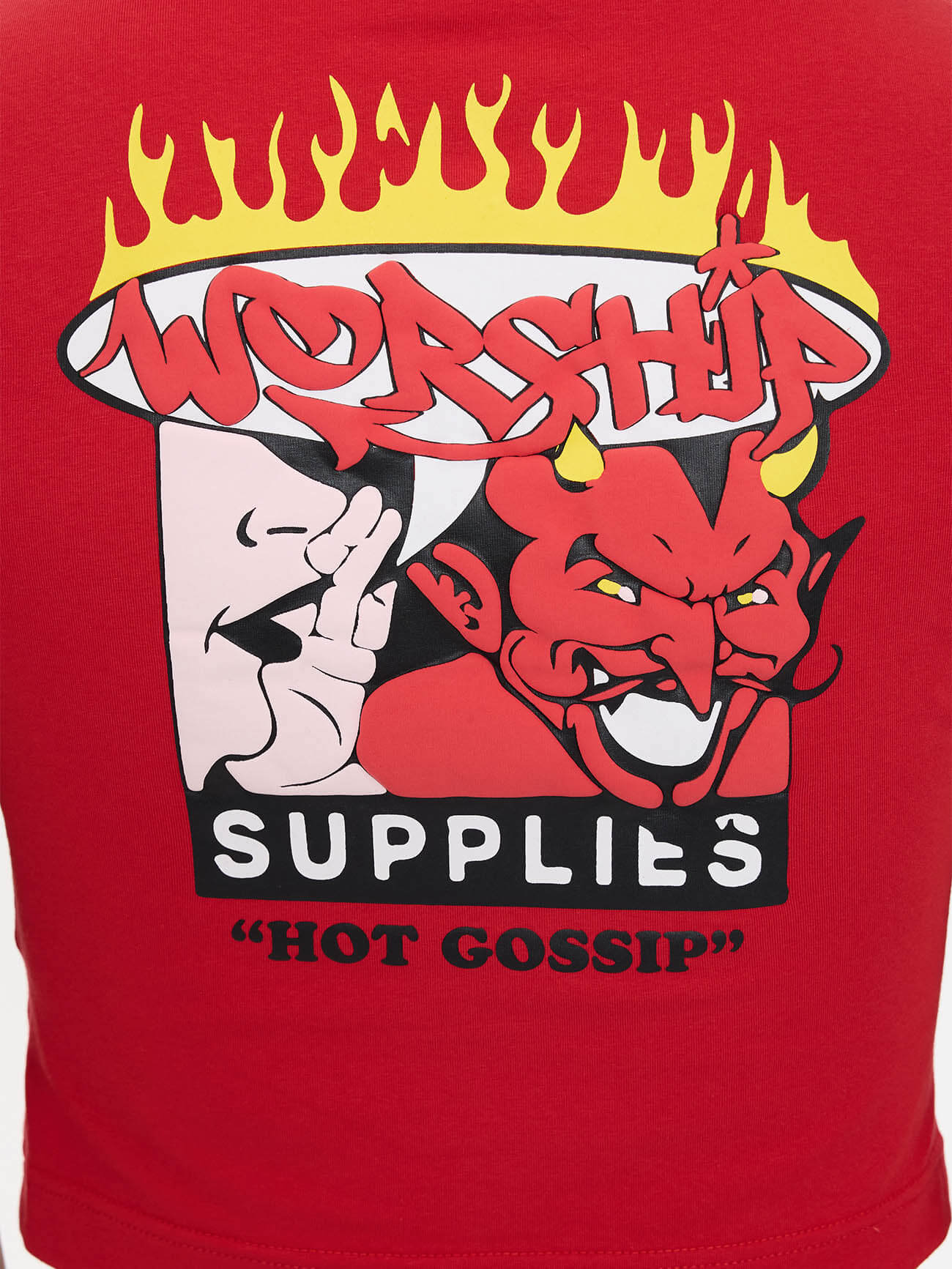 Hot Gossip Teeny Tee - Lucky Red - Image 9