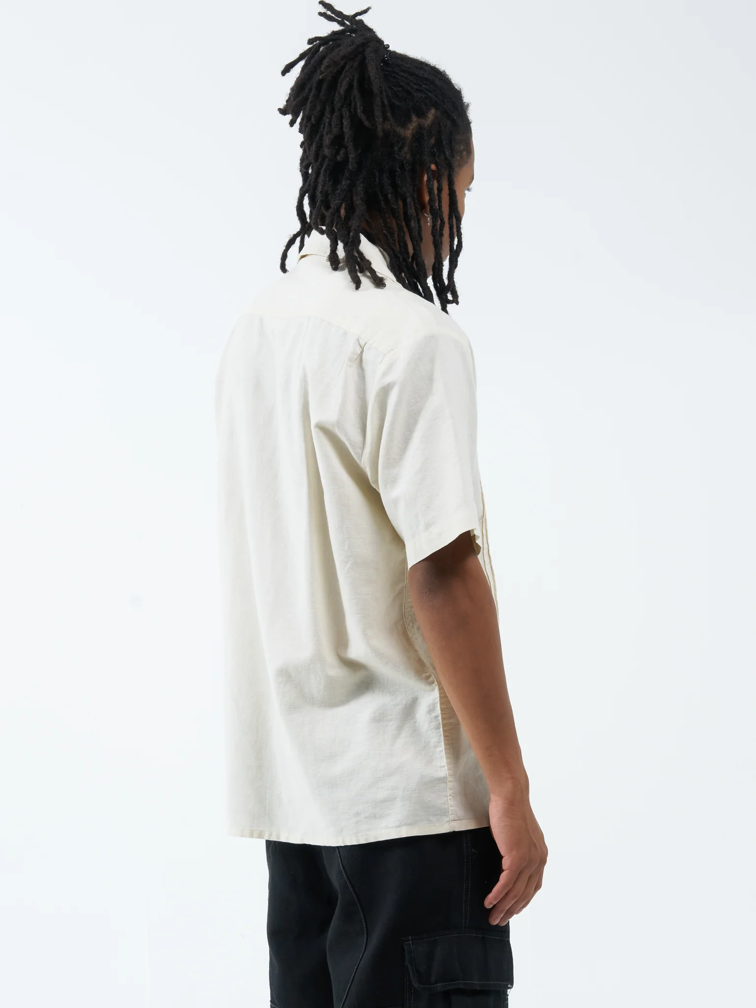 Hot Plate Linen Shirt - Bone - Image 2